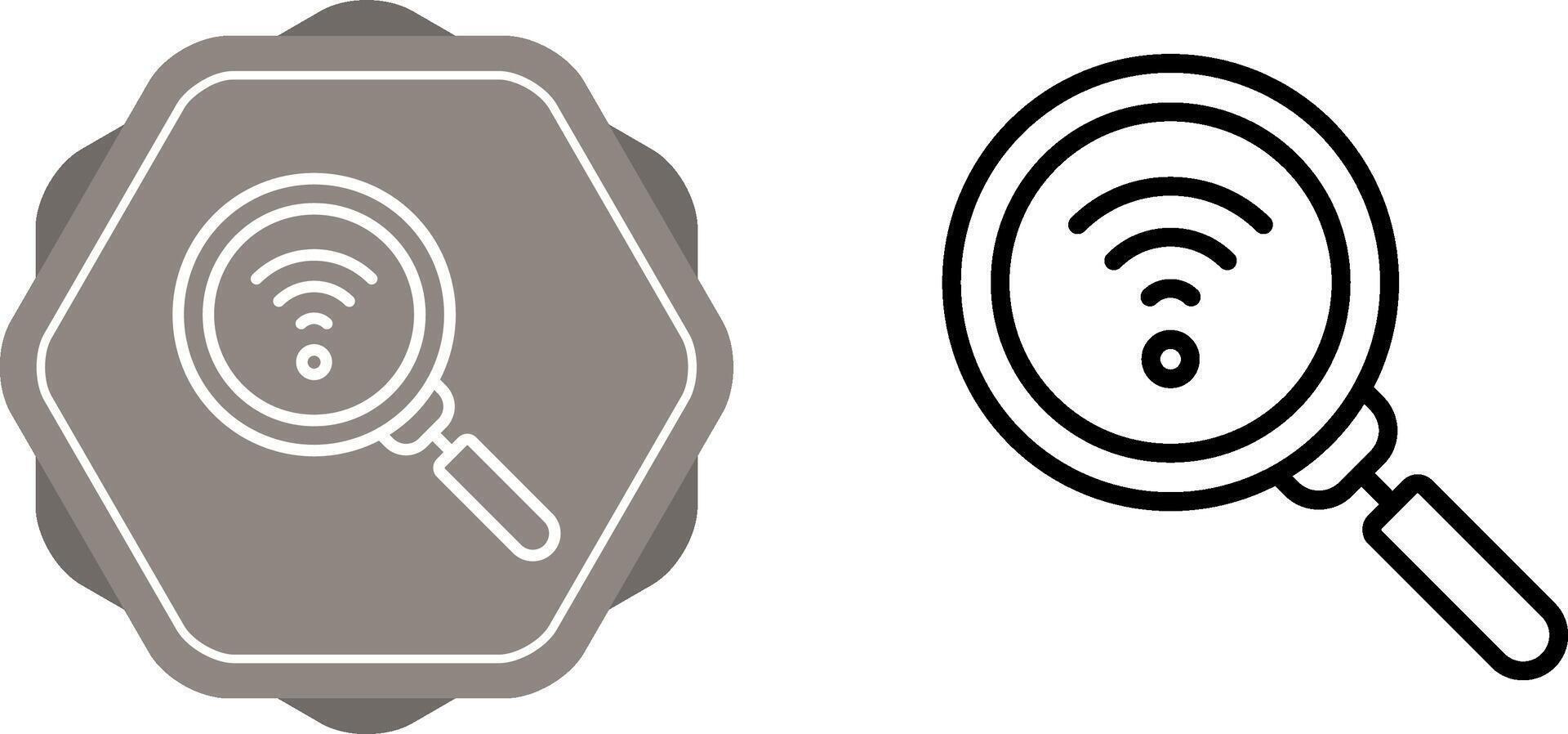 Network Discovery Vector Icon