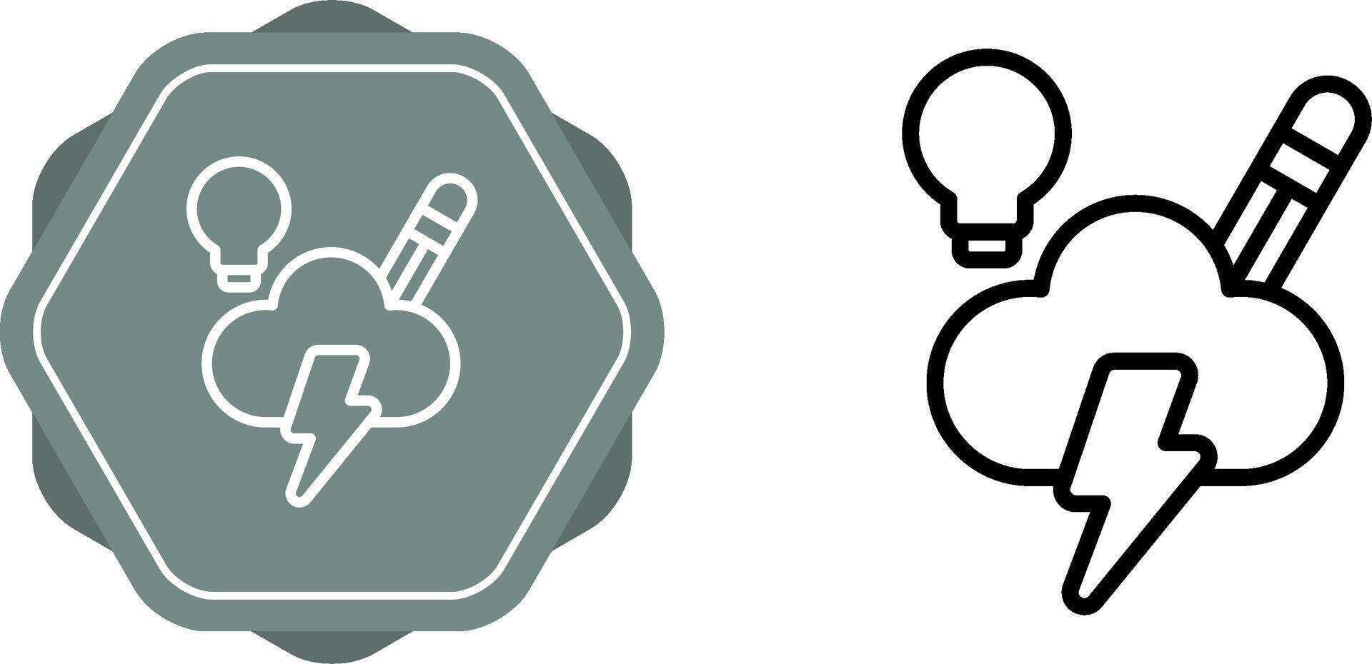 Brainstorming Vector Icon
