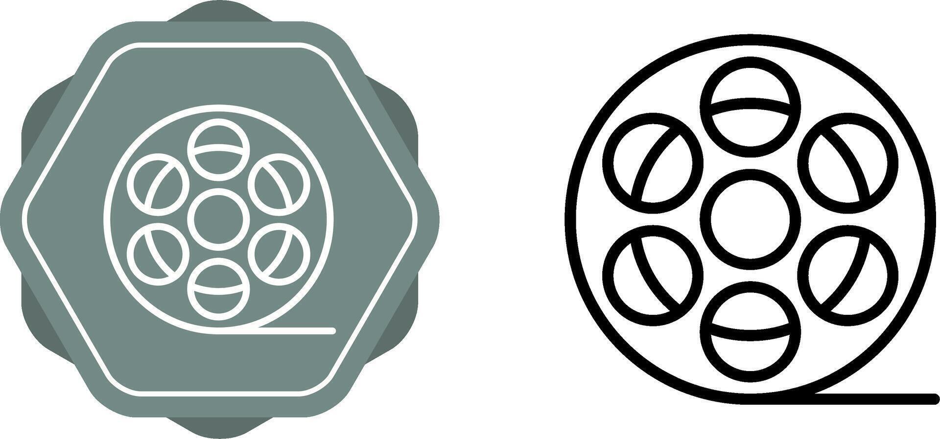 Film Reel Vector Icon