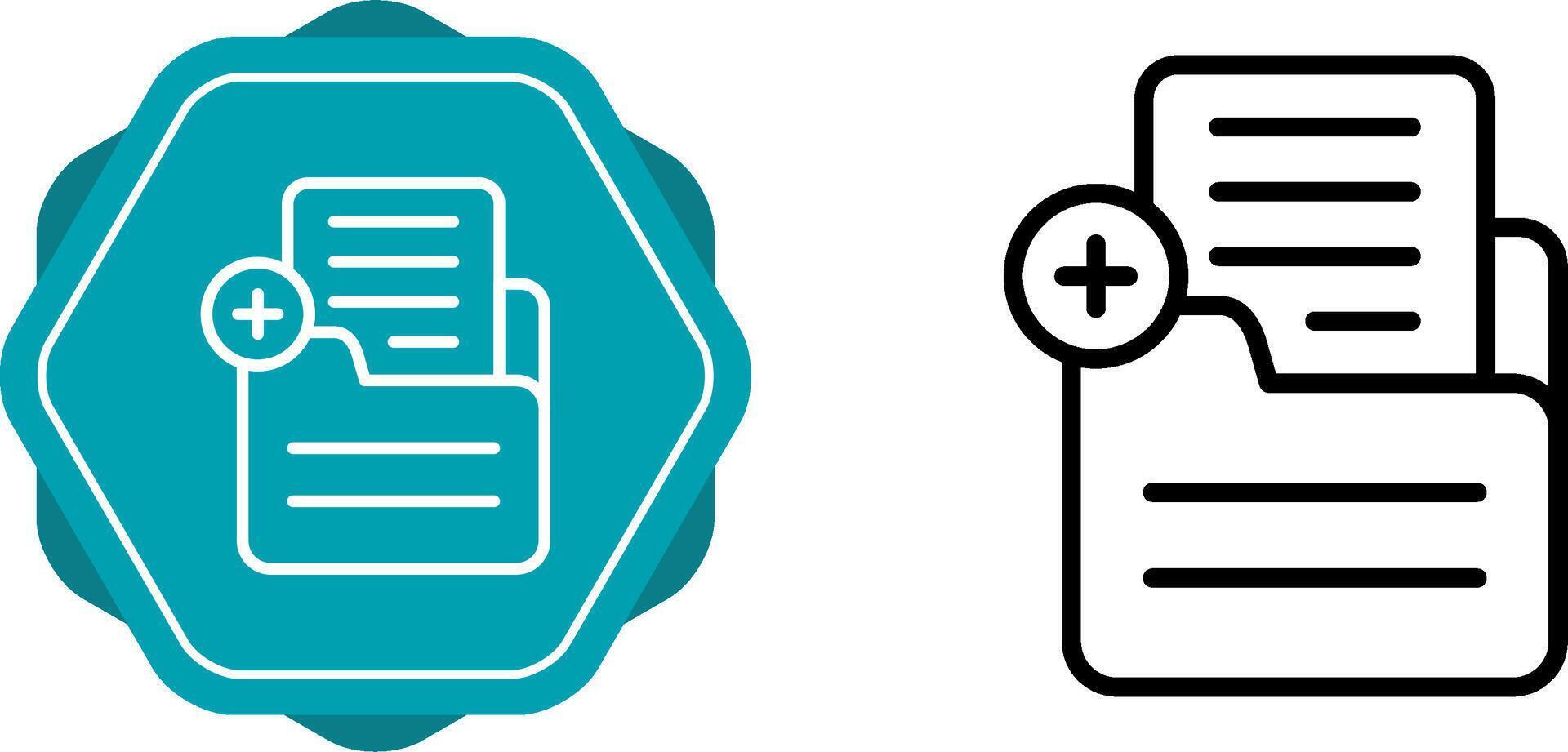 Document Add Vector Icon