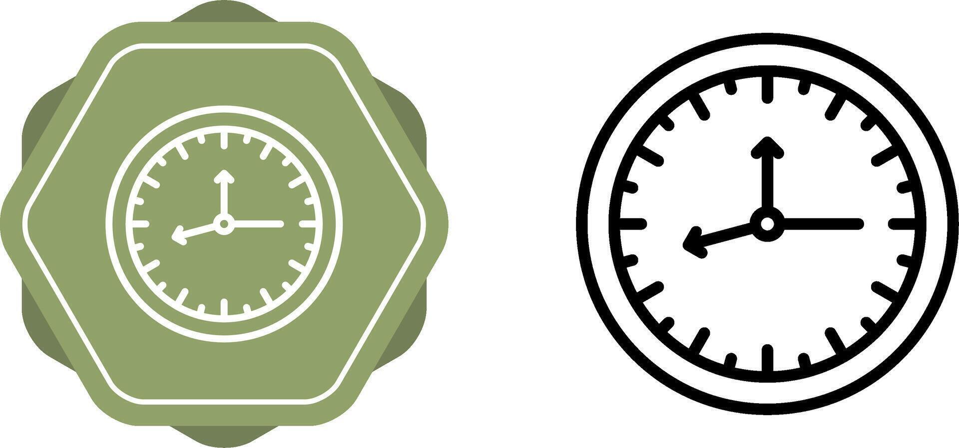 Clock Vector Icon