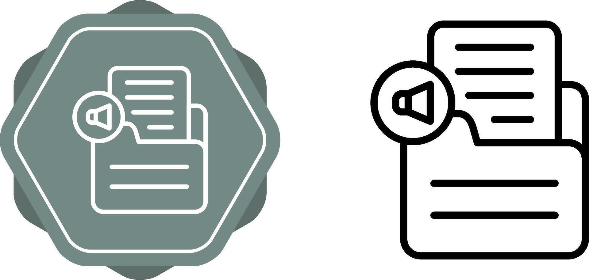 Document Insert Audio Vector Icon