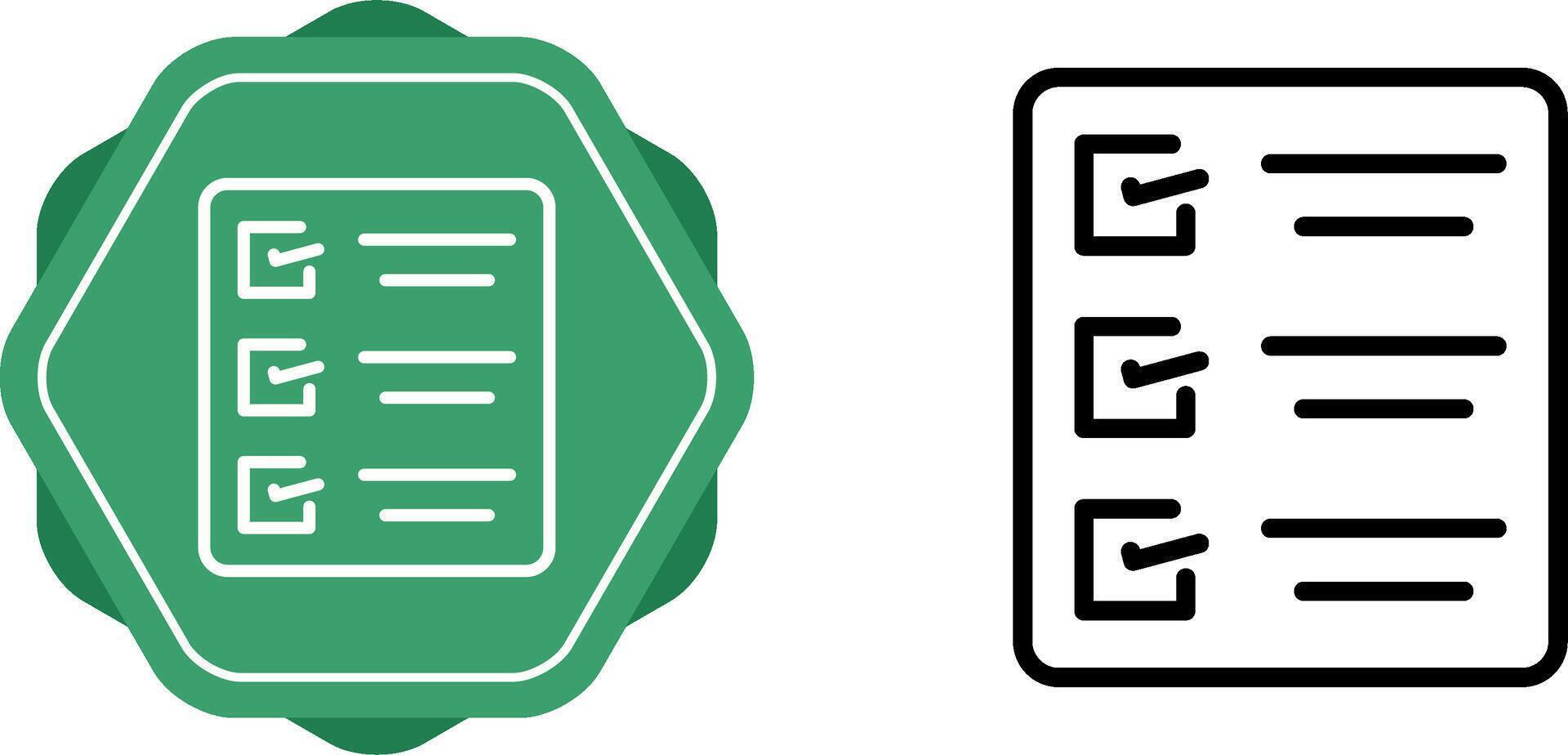 Task list Vector Icon