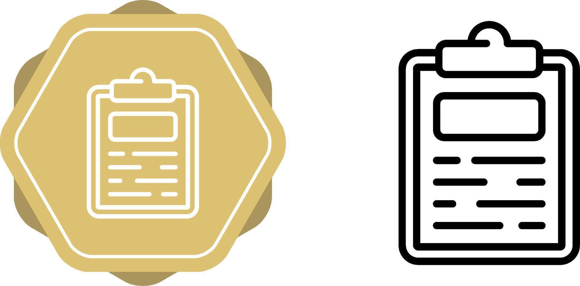Clipboard Vector Icon