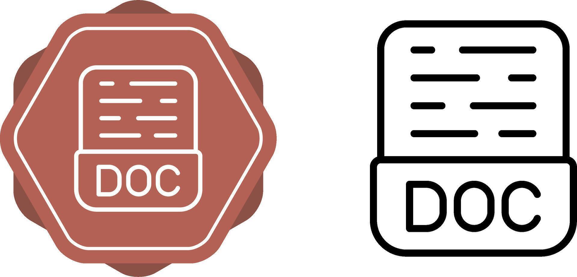 DOC Vector Icon