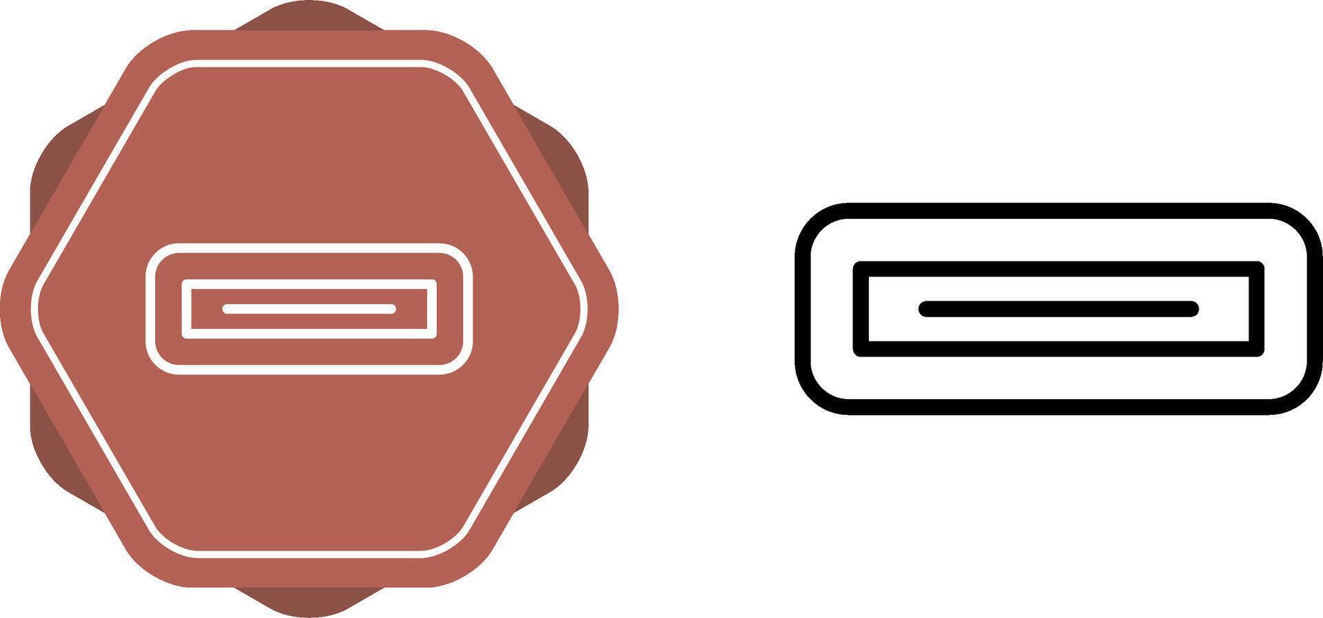 USB Port Vector Icon