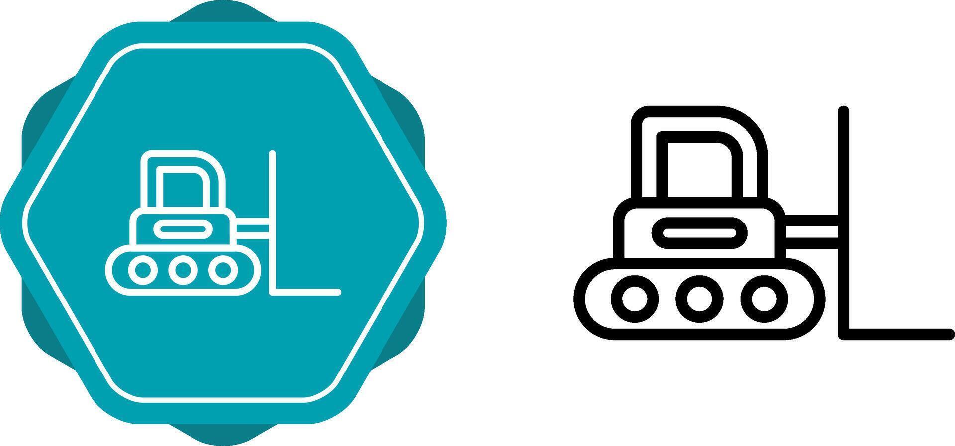 Bulldozer Vector Icon