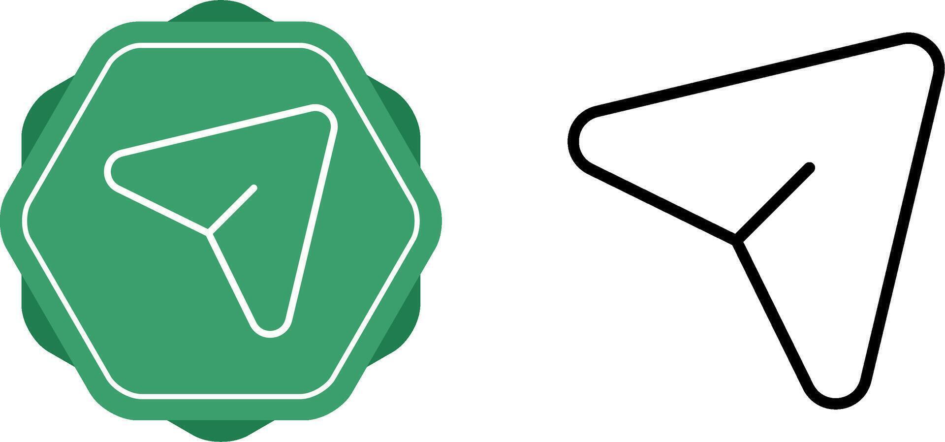 Paper Plane Vector Icon