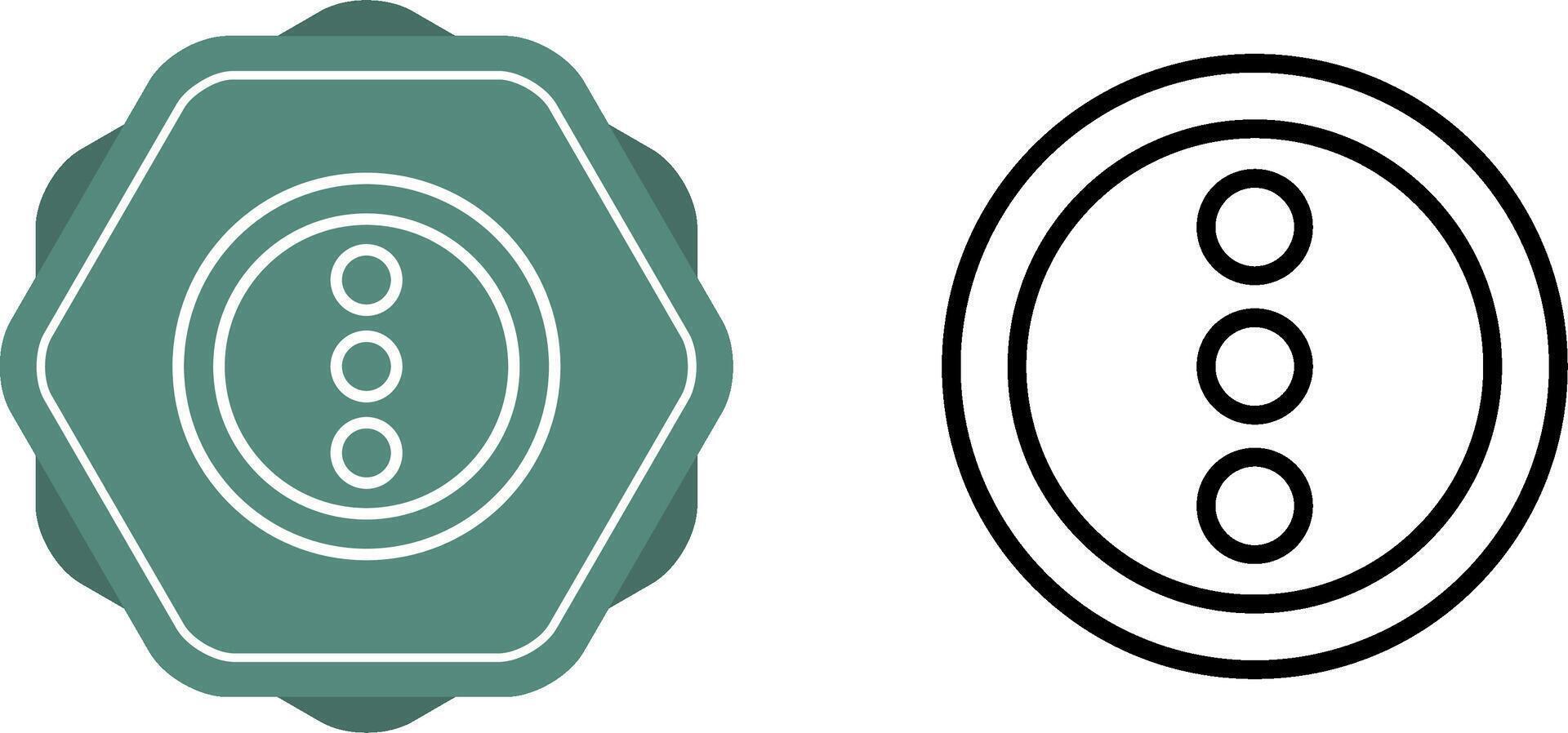 Menu Dots Vertical Vector Icon