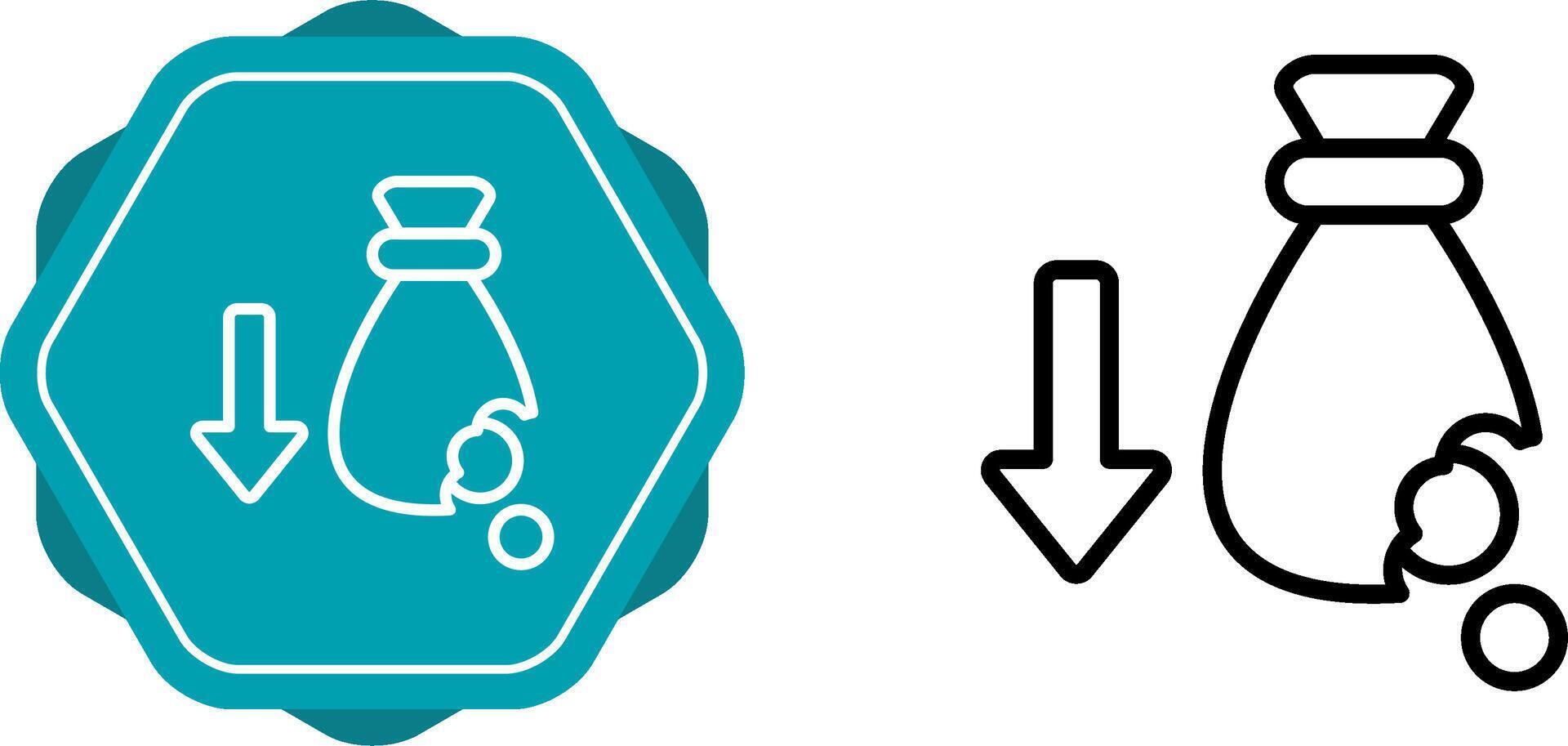 Financial Loss Vector Icon