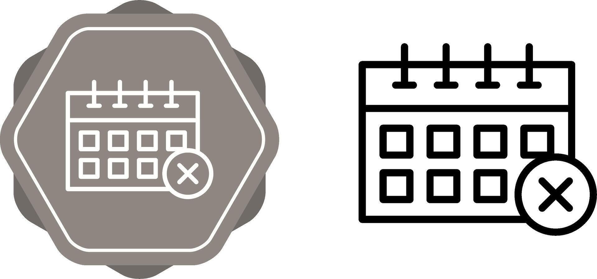 Canceled Vector Icon