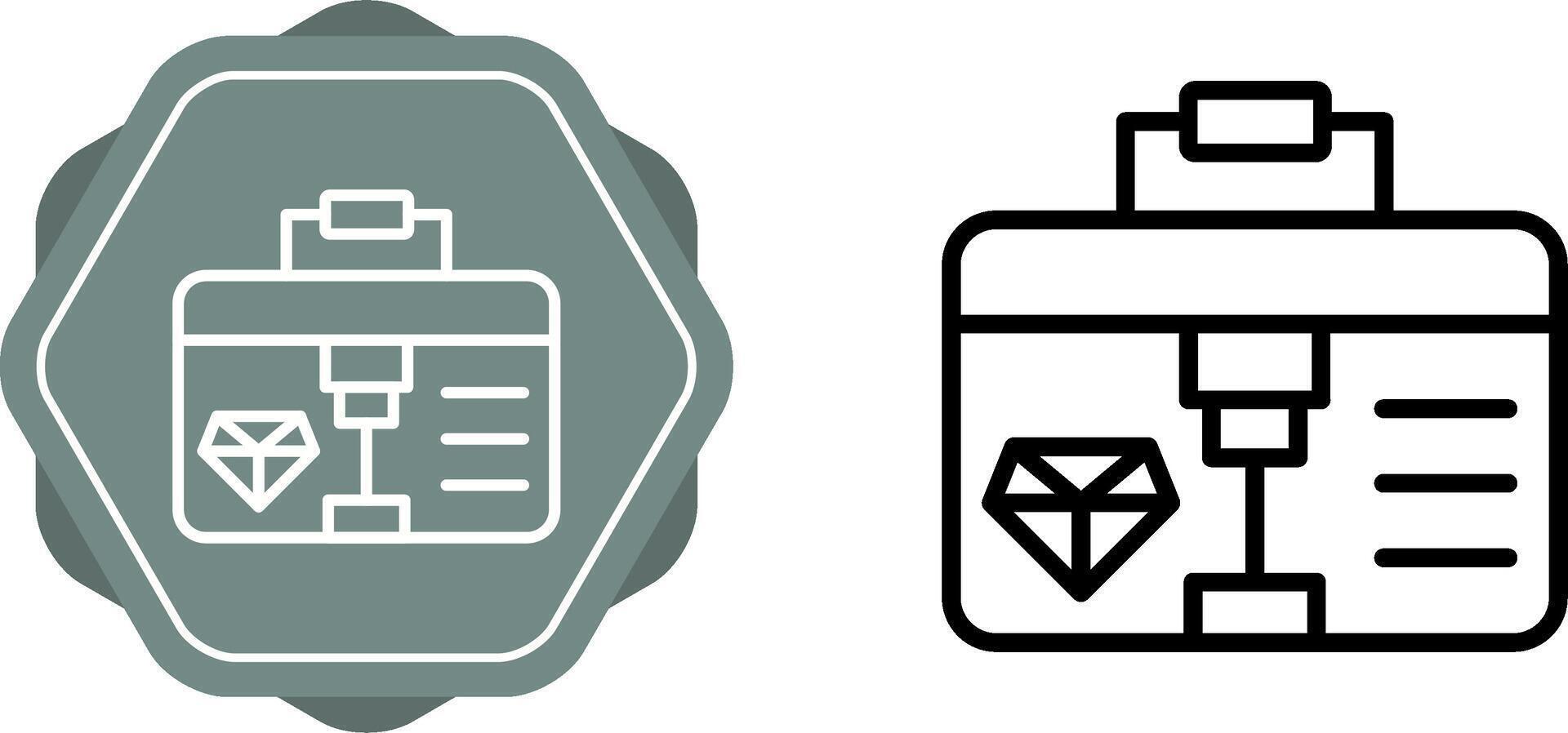 Diamond Vector Icon