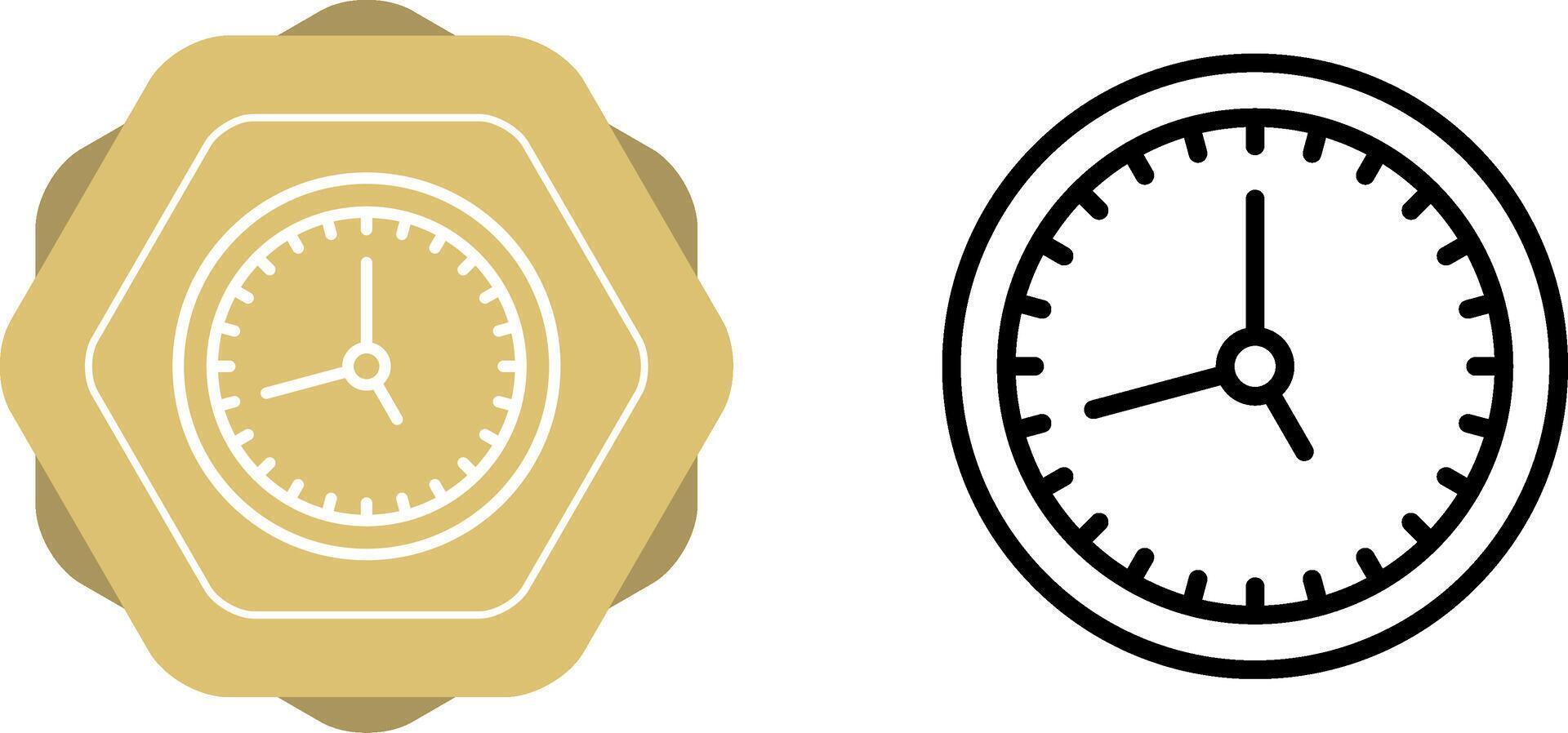 Clock Vector Icon