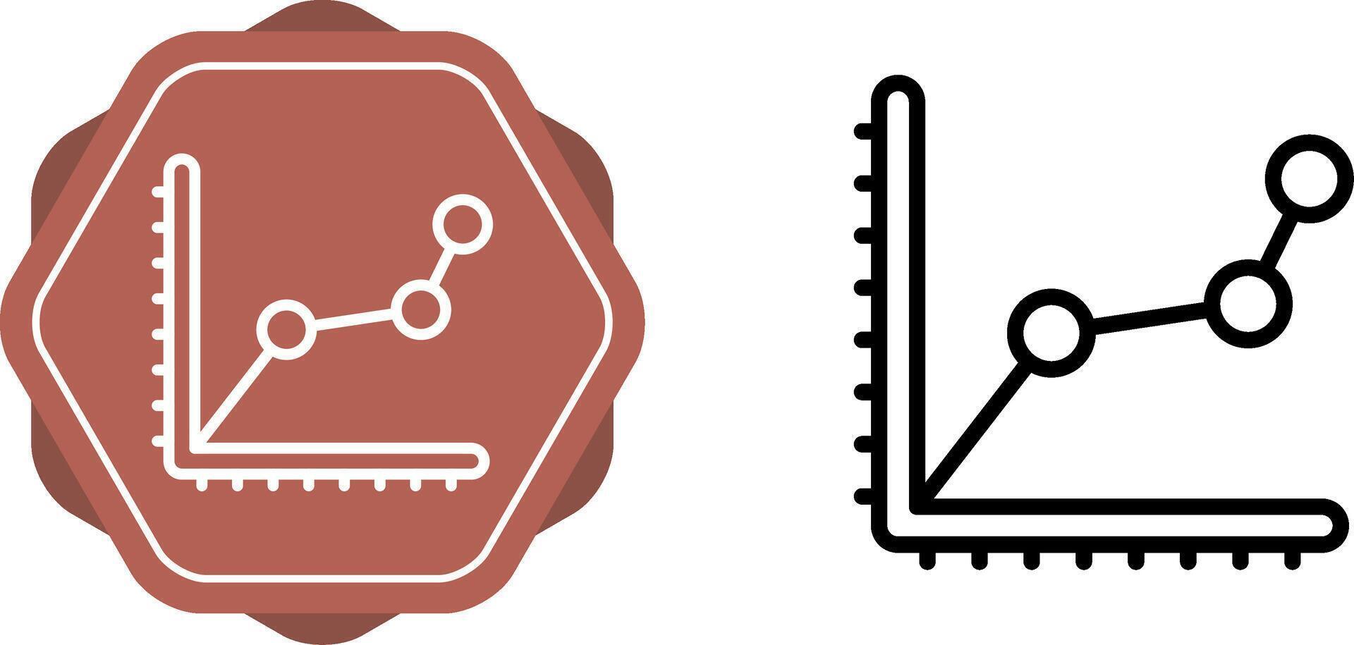 Line Chart Vector Icon