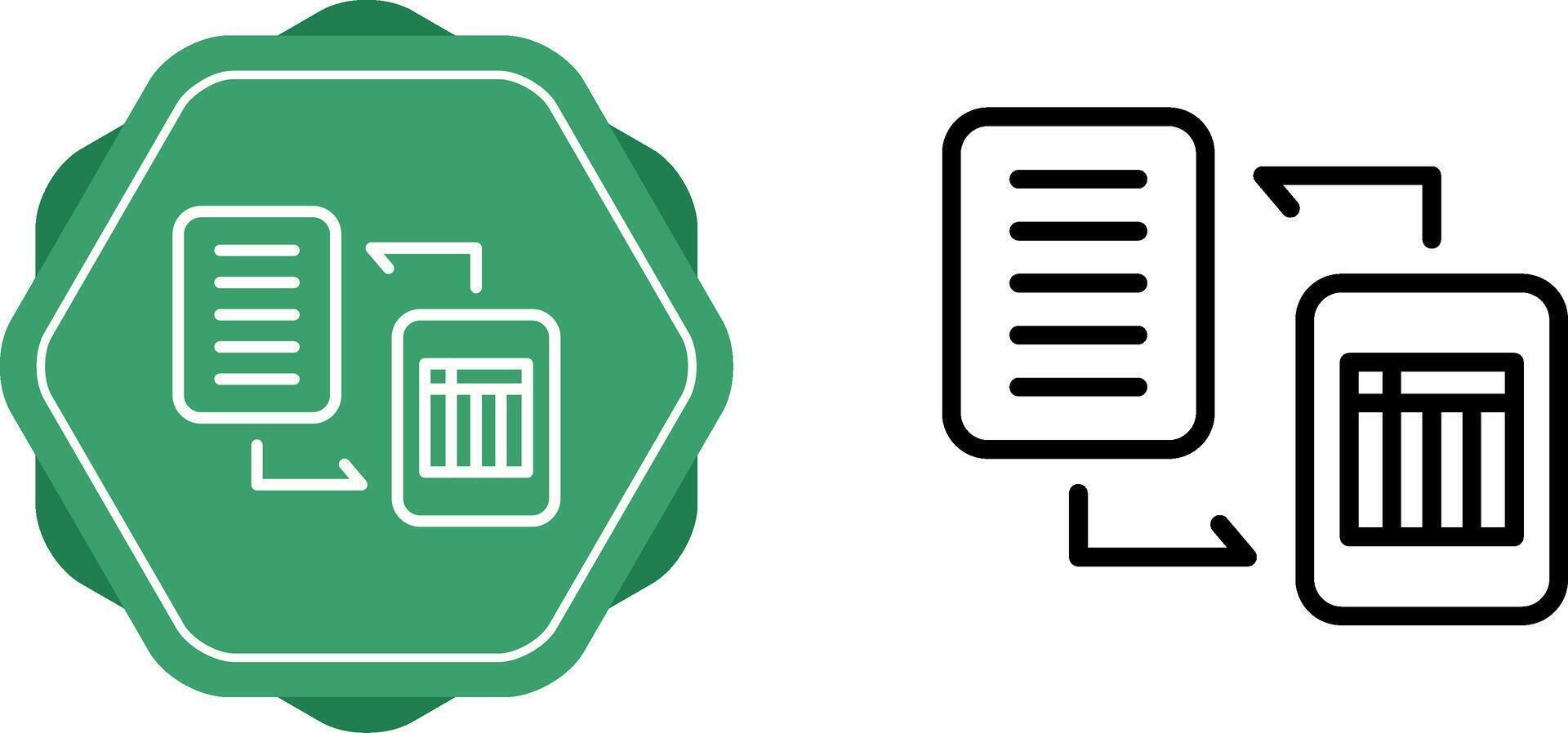 Document Workflow Vector Icon