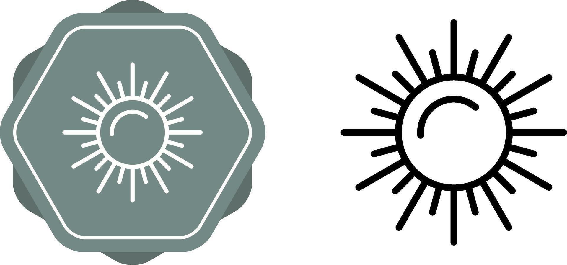 Sun Vector Icon