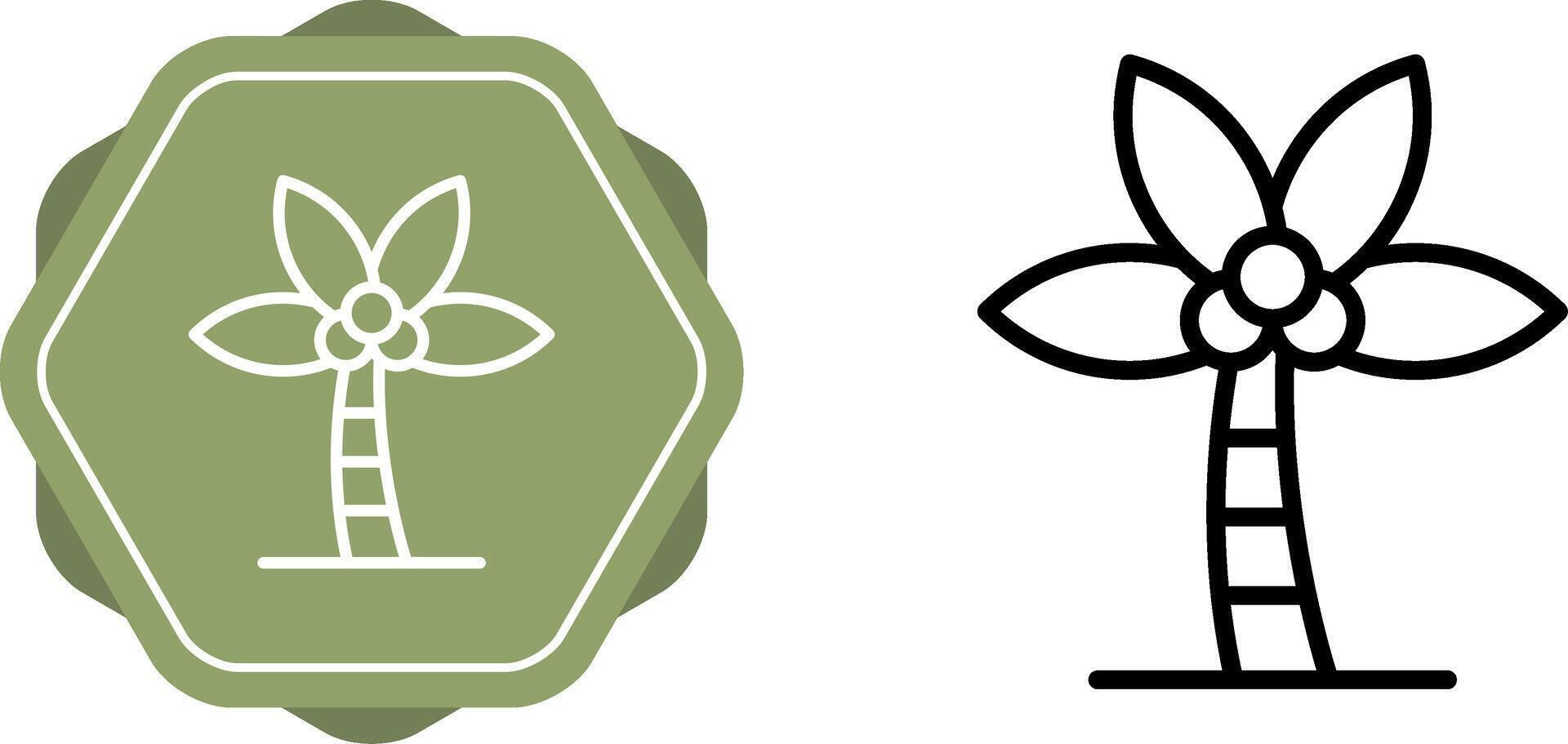 Palm tree Vector Icon