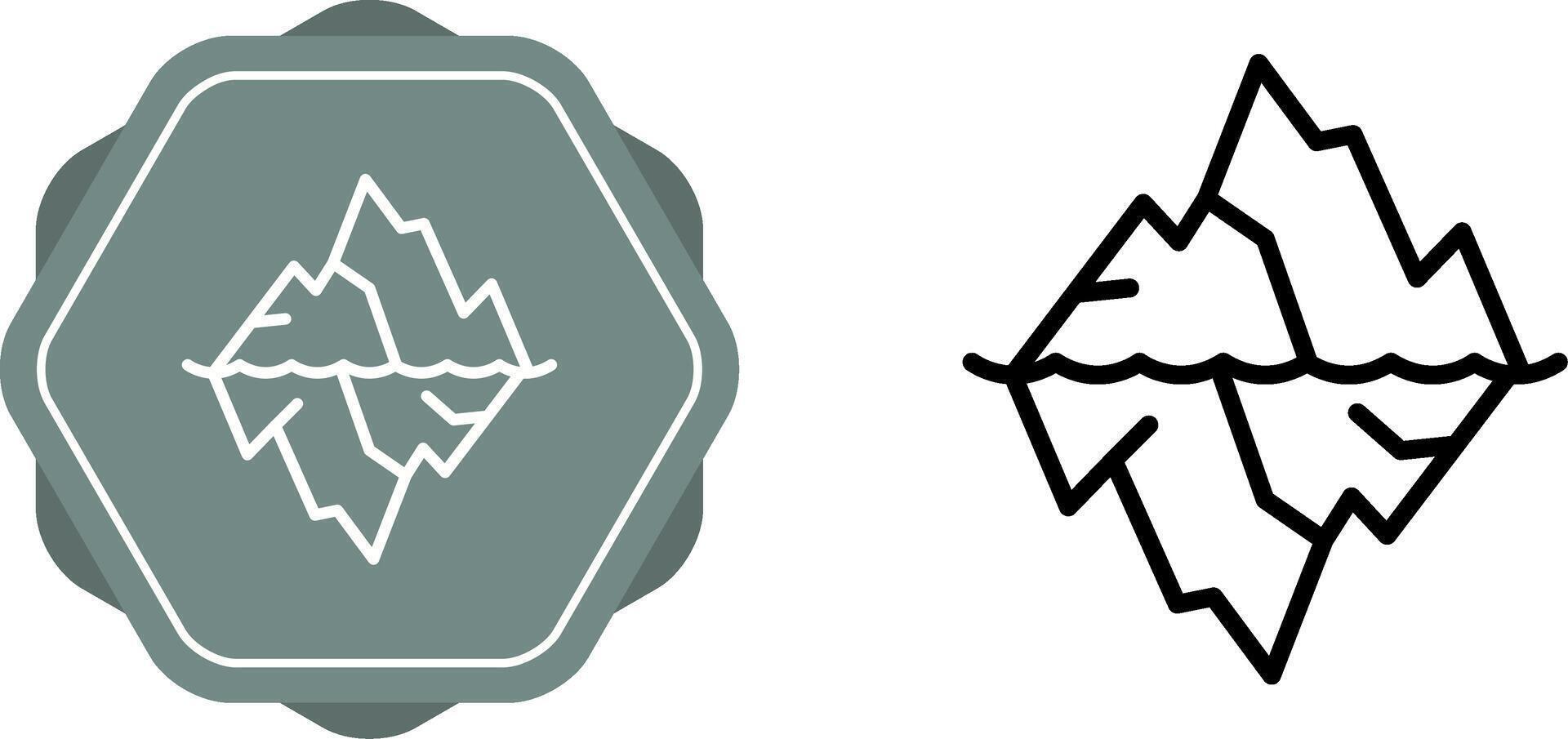 Glacier Vector Icon