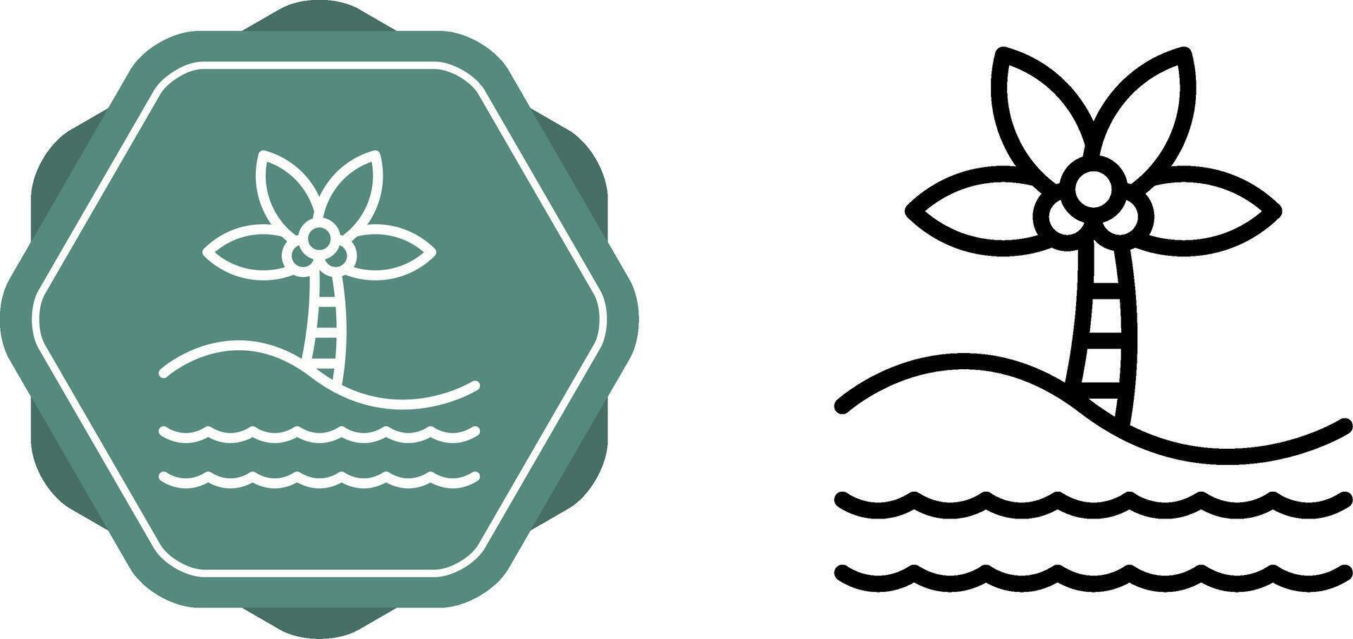 Island Vector Icon