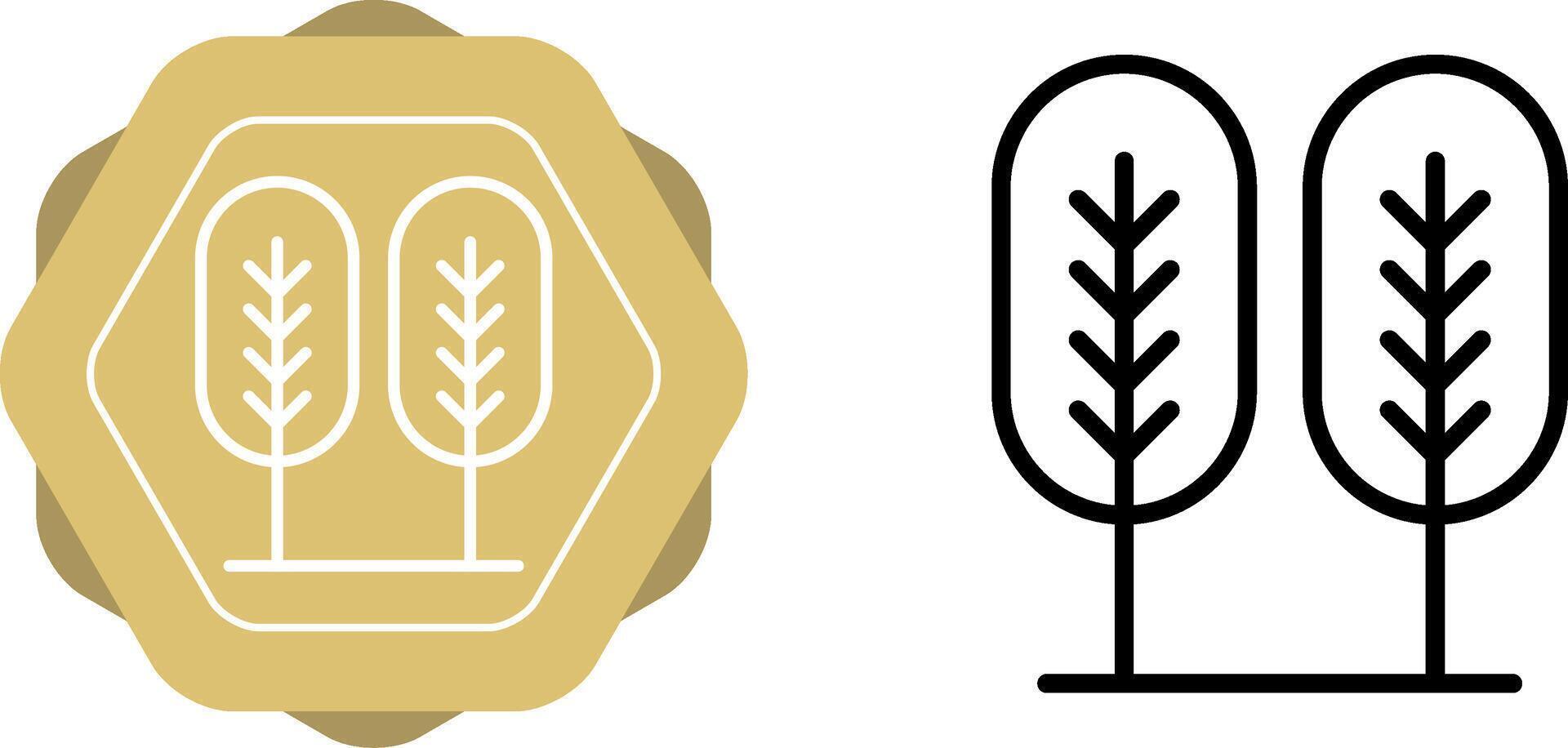 Birch tree Vector Icon