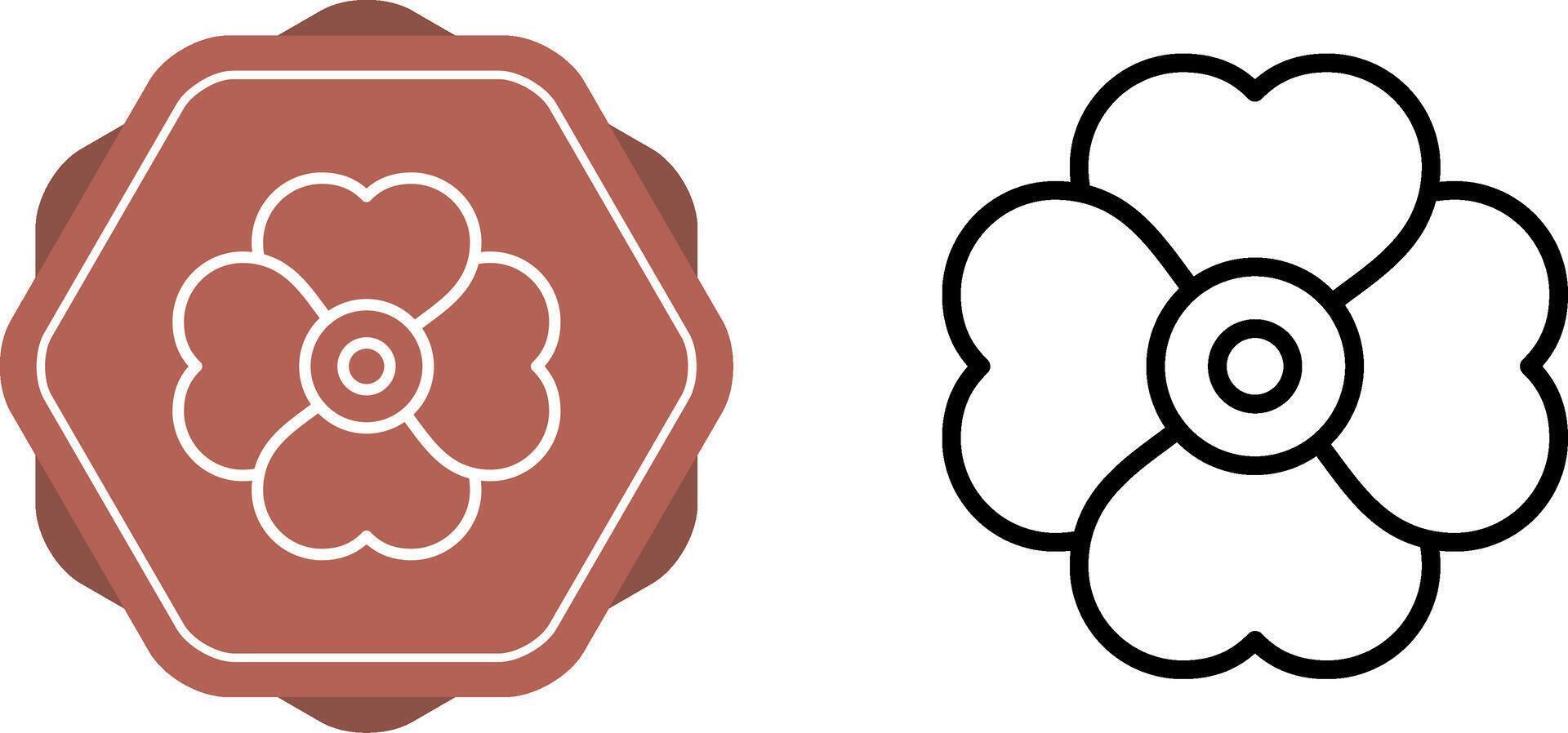 Cherry blossom Vector Icon