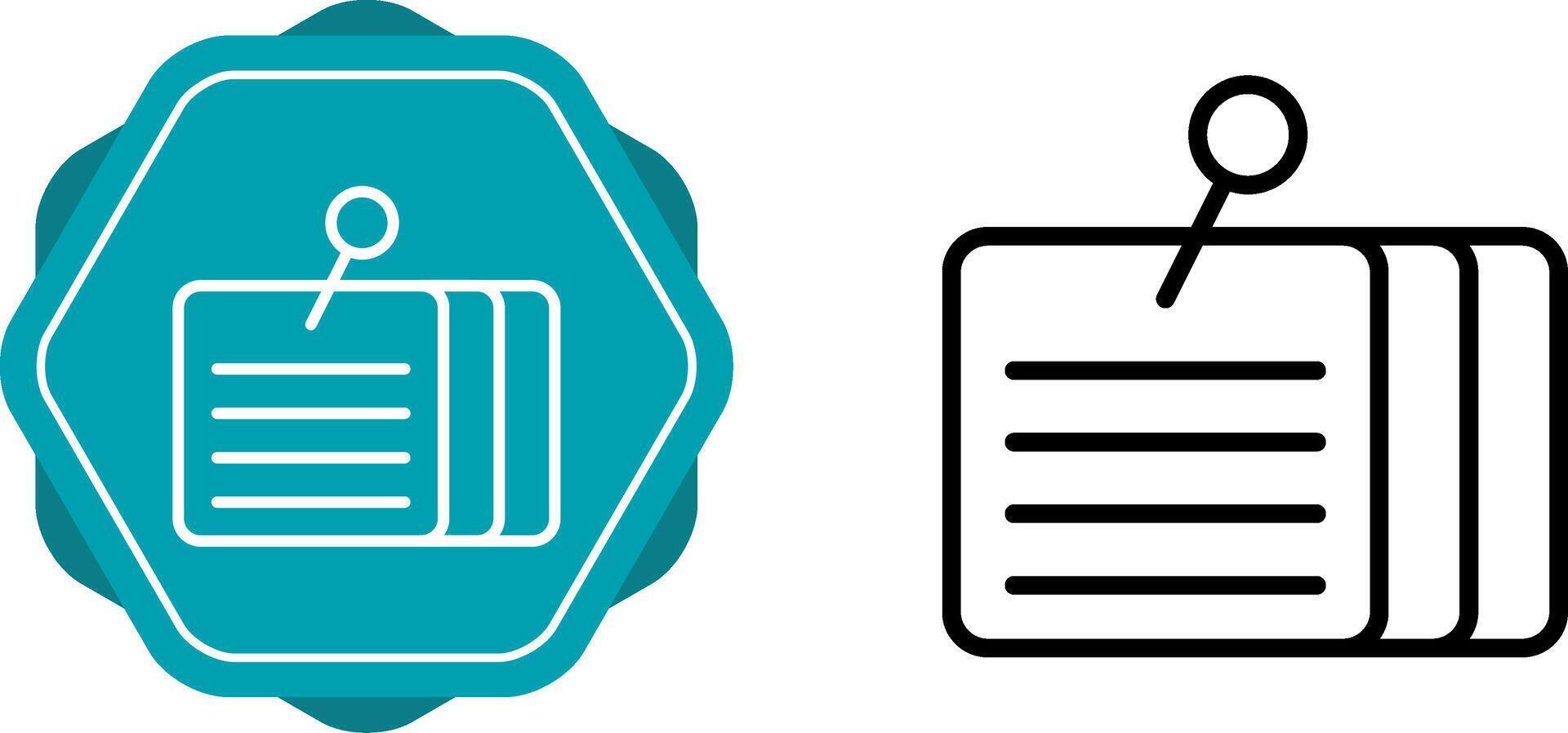 Memo Vector Icon