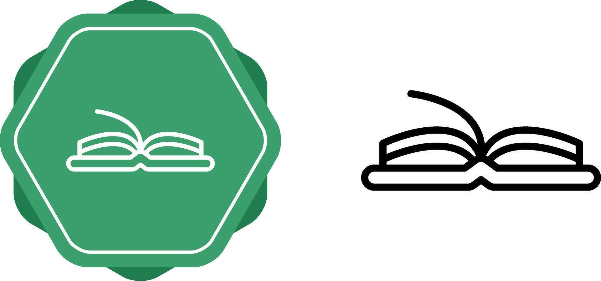 Reading Book Vector Icon