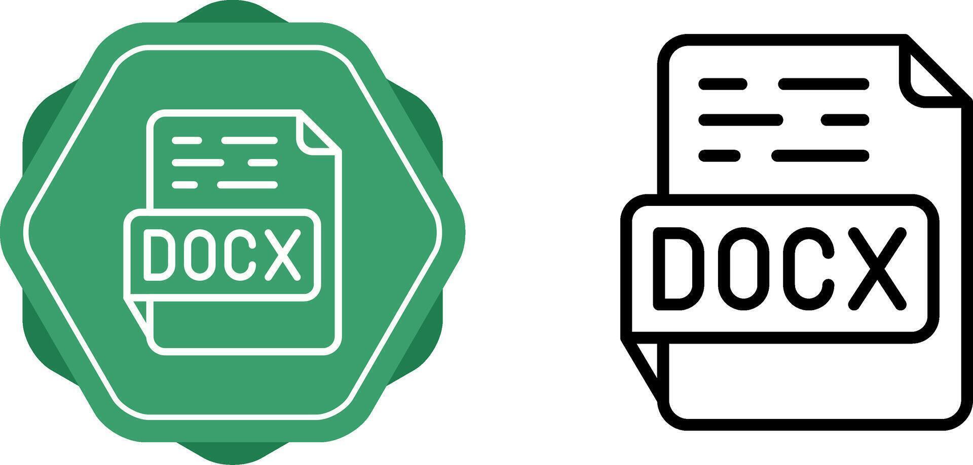 DOCX Vector Icon