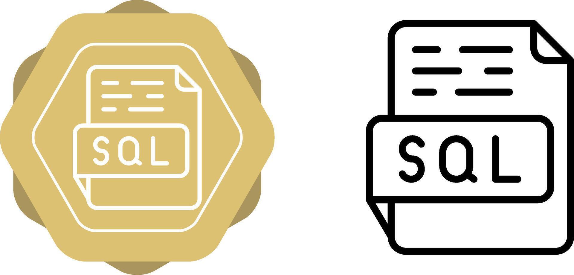 SQL Vector Icon