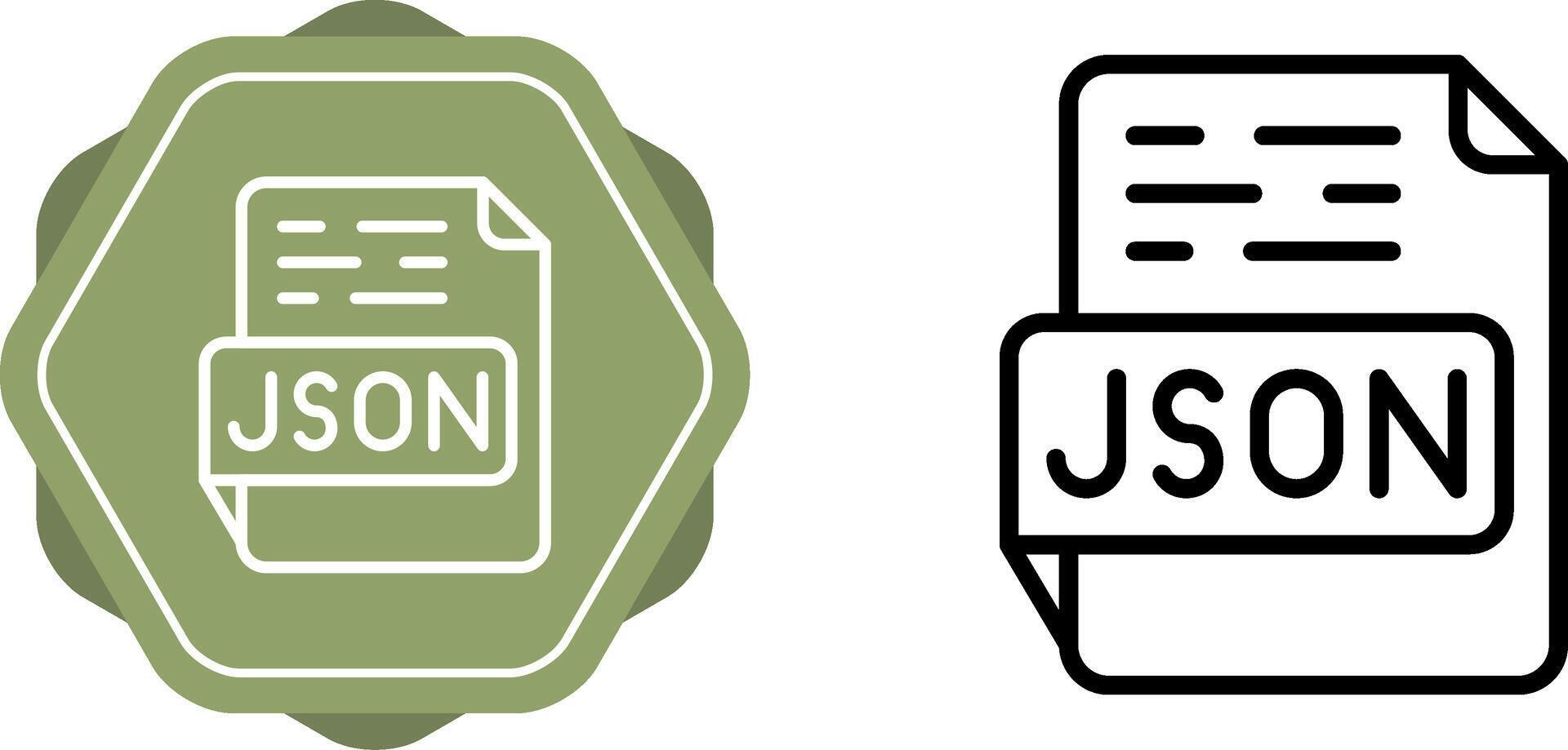 JSON Vector Icon 40437938 Vector Art at Vecteezy