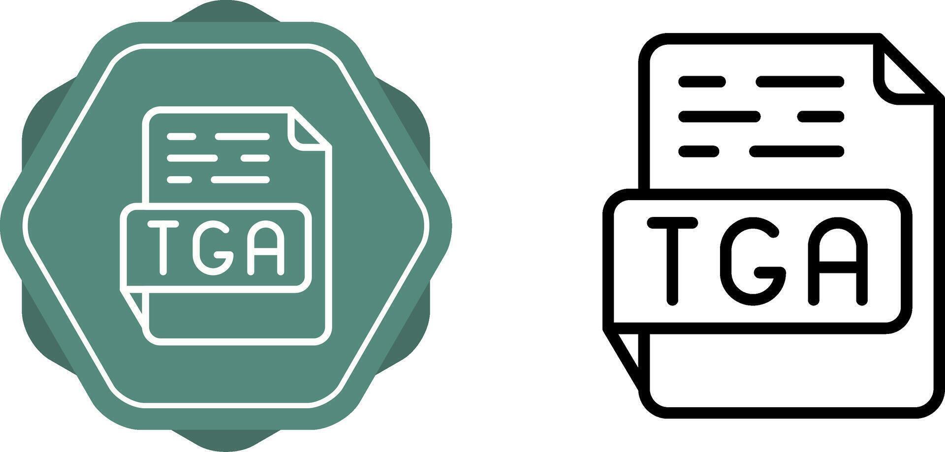 TGA Vector Icon