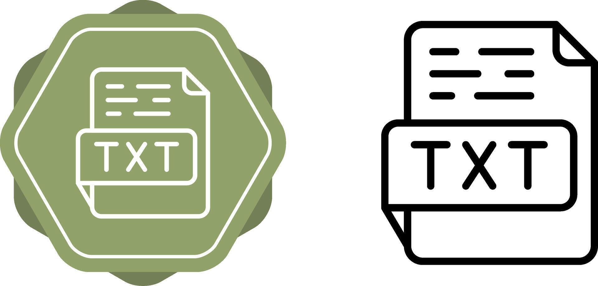 TXT Vector Icon