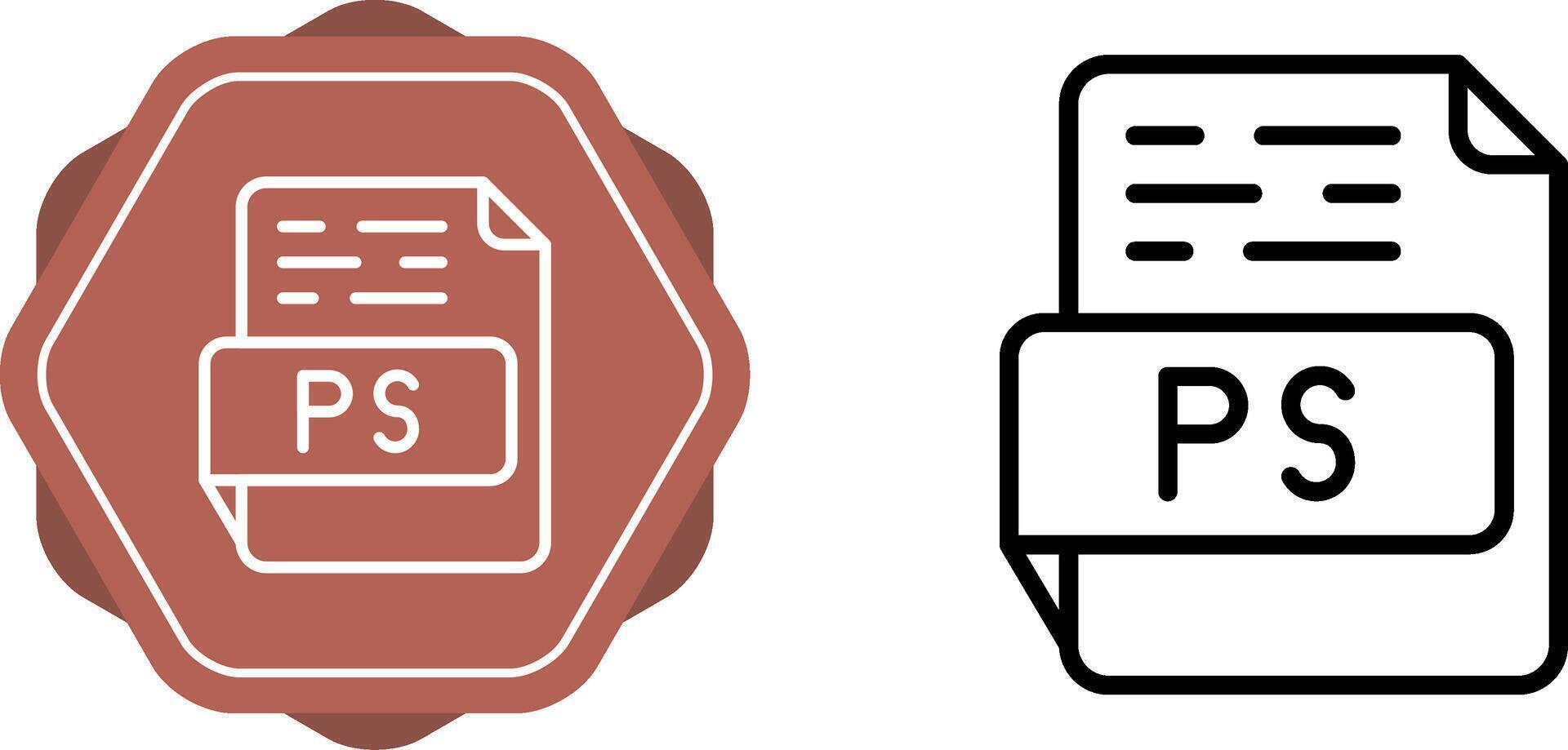 PS Vector Icon