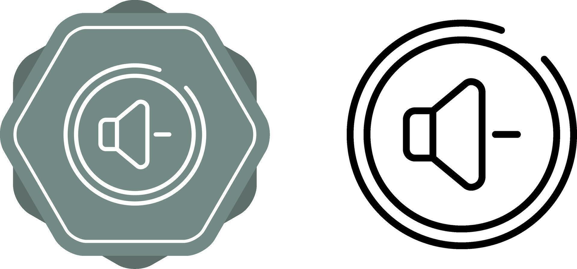 Volume Down Button Vector Icon
