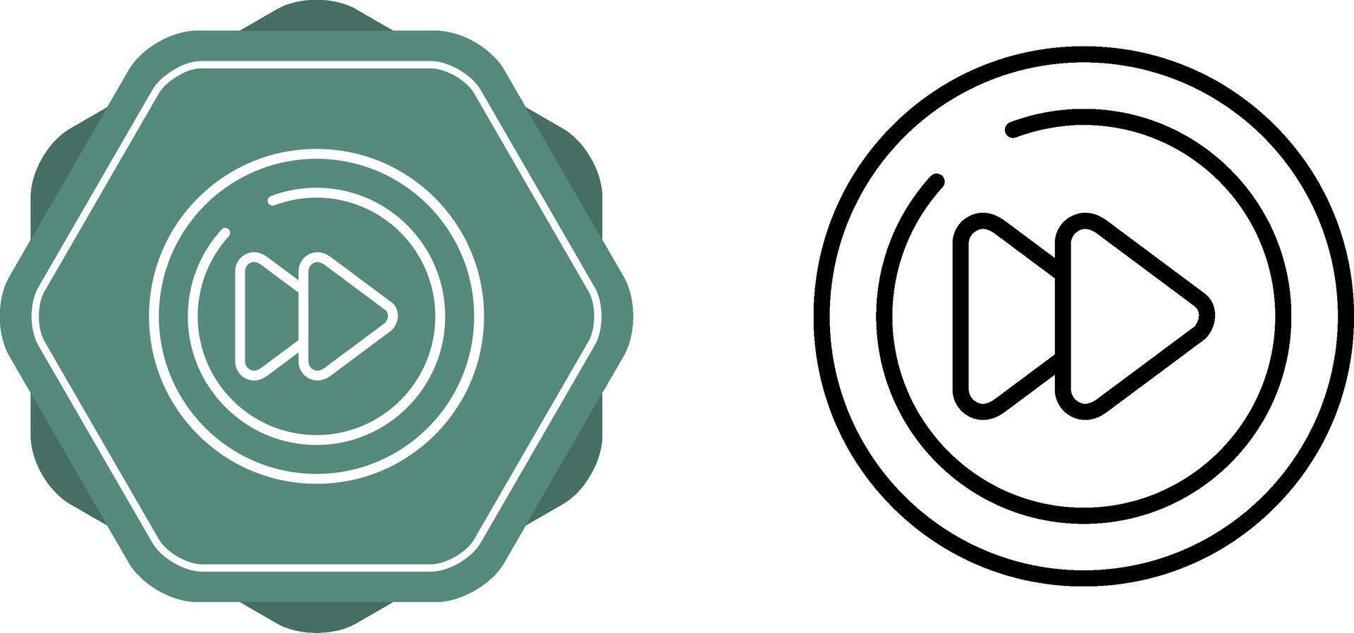 Video Next Track Circle Vector Icon