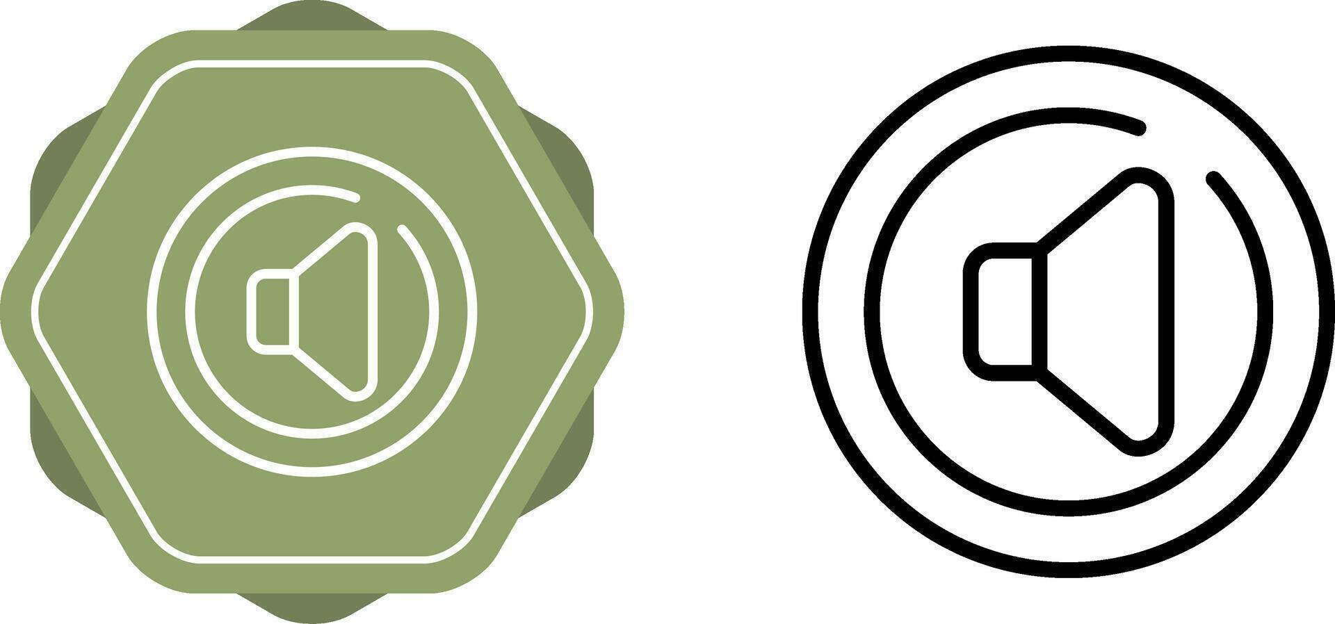 Speaker Circle Vector Icon