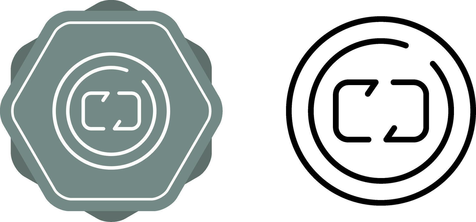 Repeat Circle Vector Icon