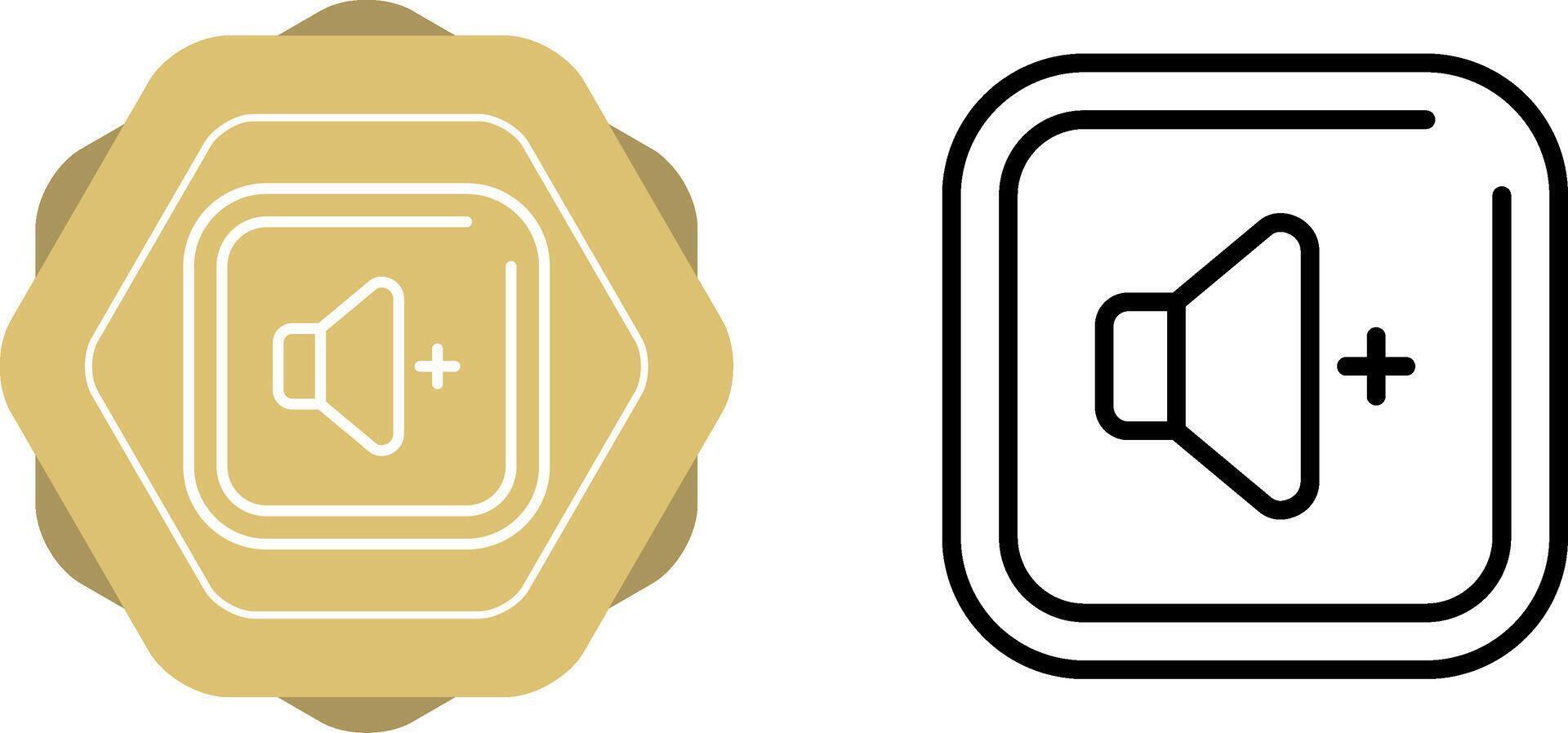 Volume Up Square Vector Icon
