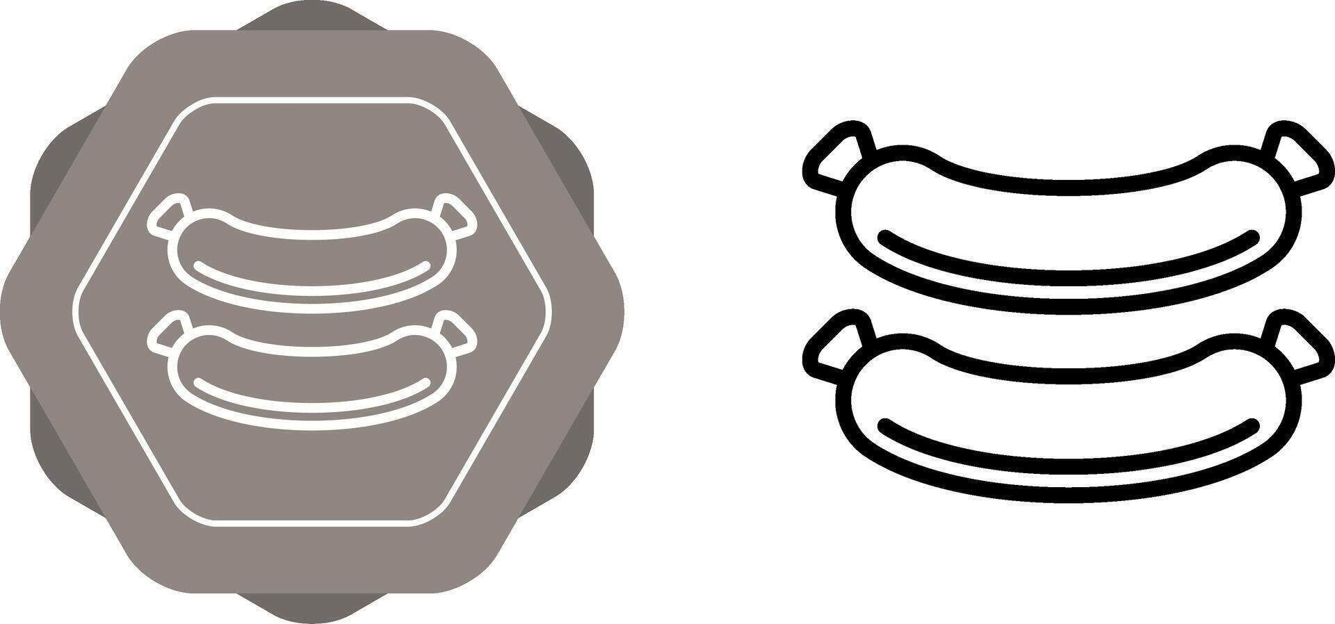 Sausage Vector Icon