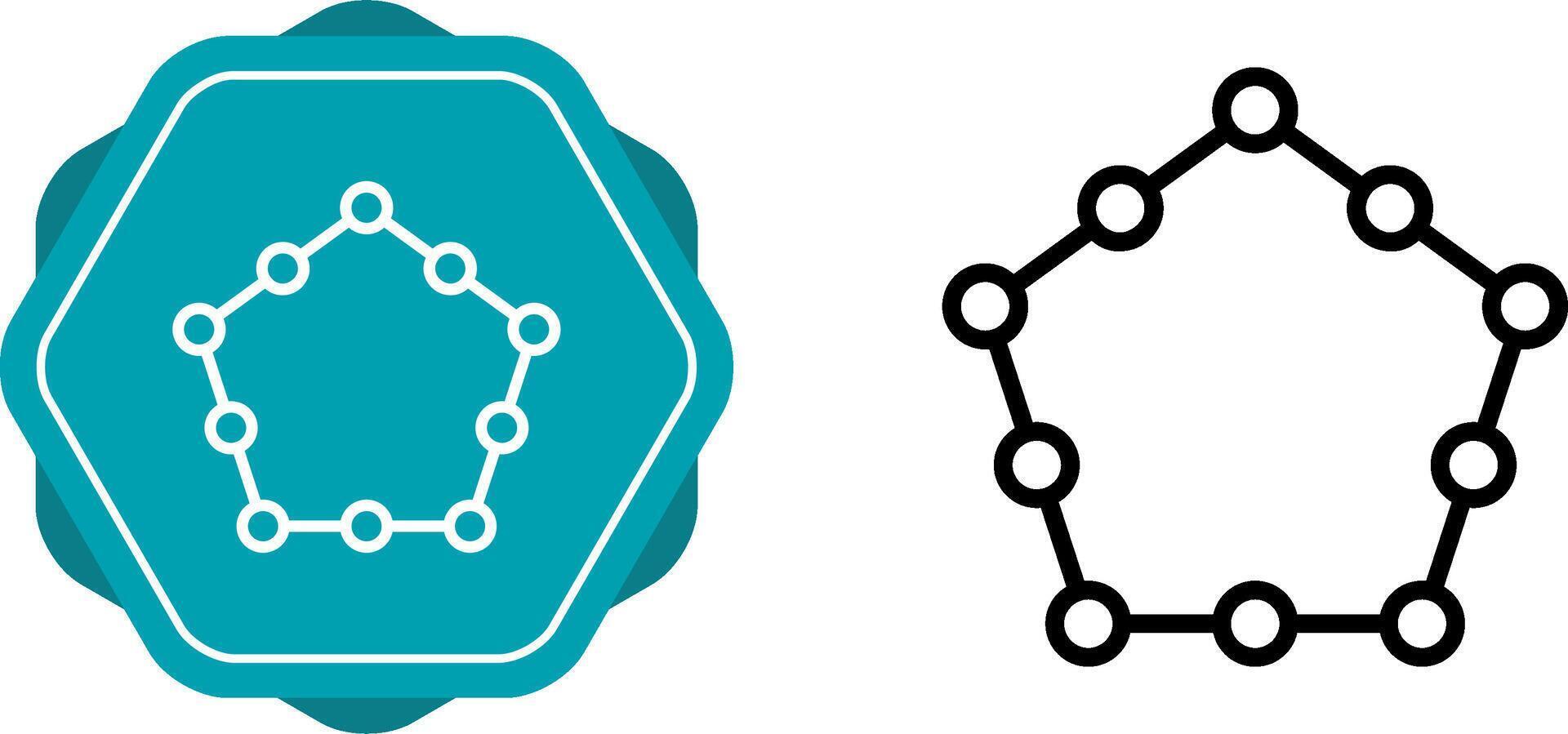 Hexagon Vector Icon