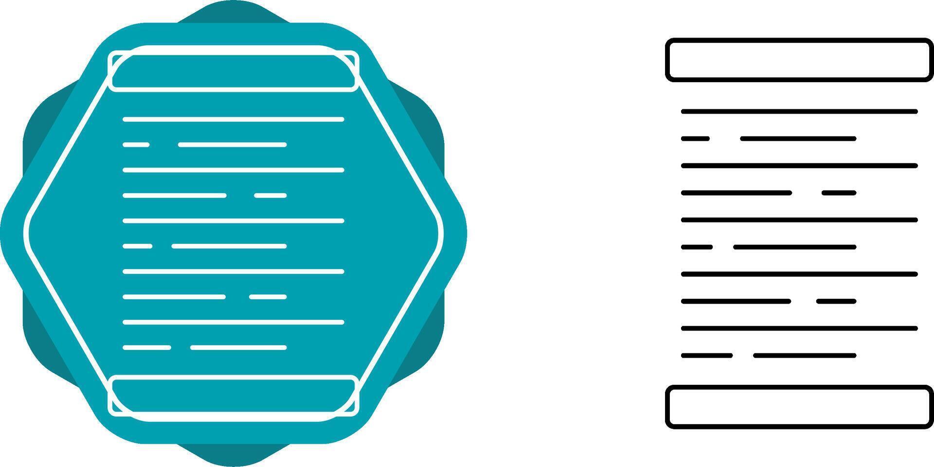 Left Alignment Vector Icon