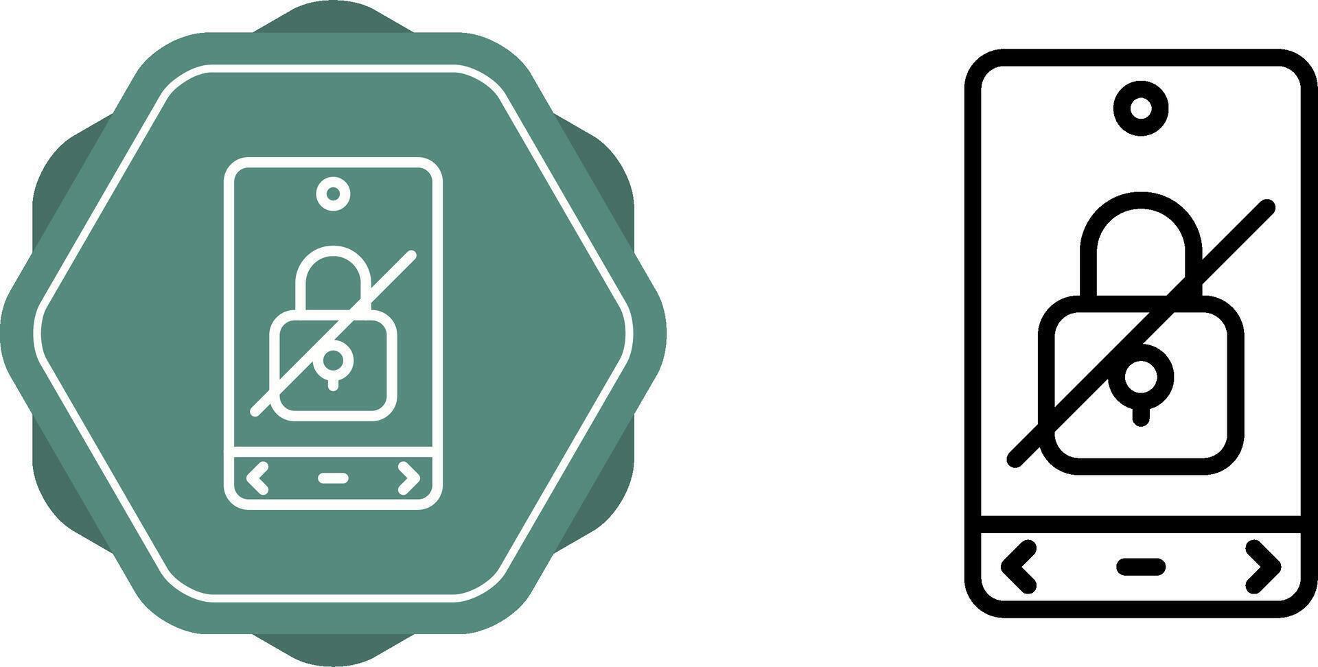 No Password Vector Icon