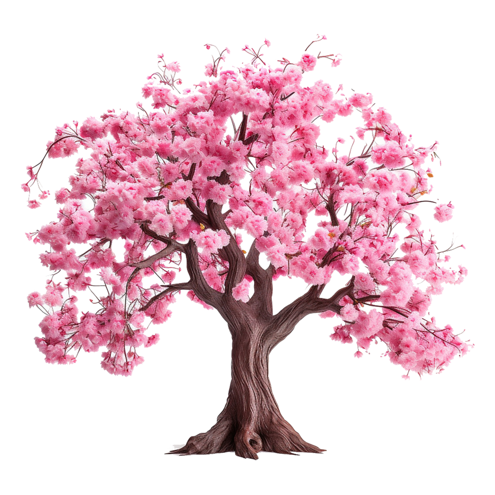 AI generated Tulip tree isolated on transparent background png