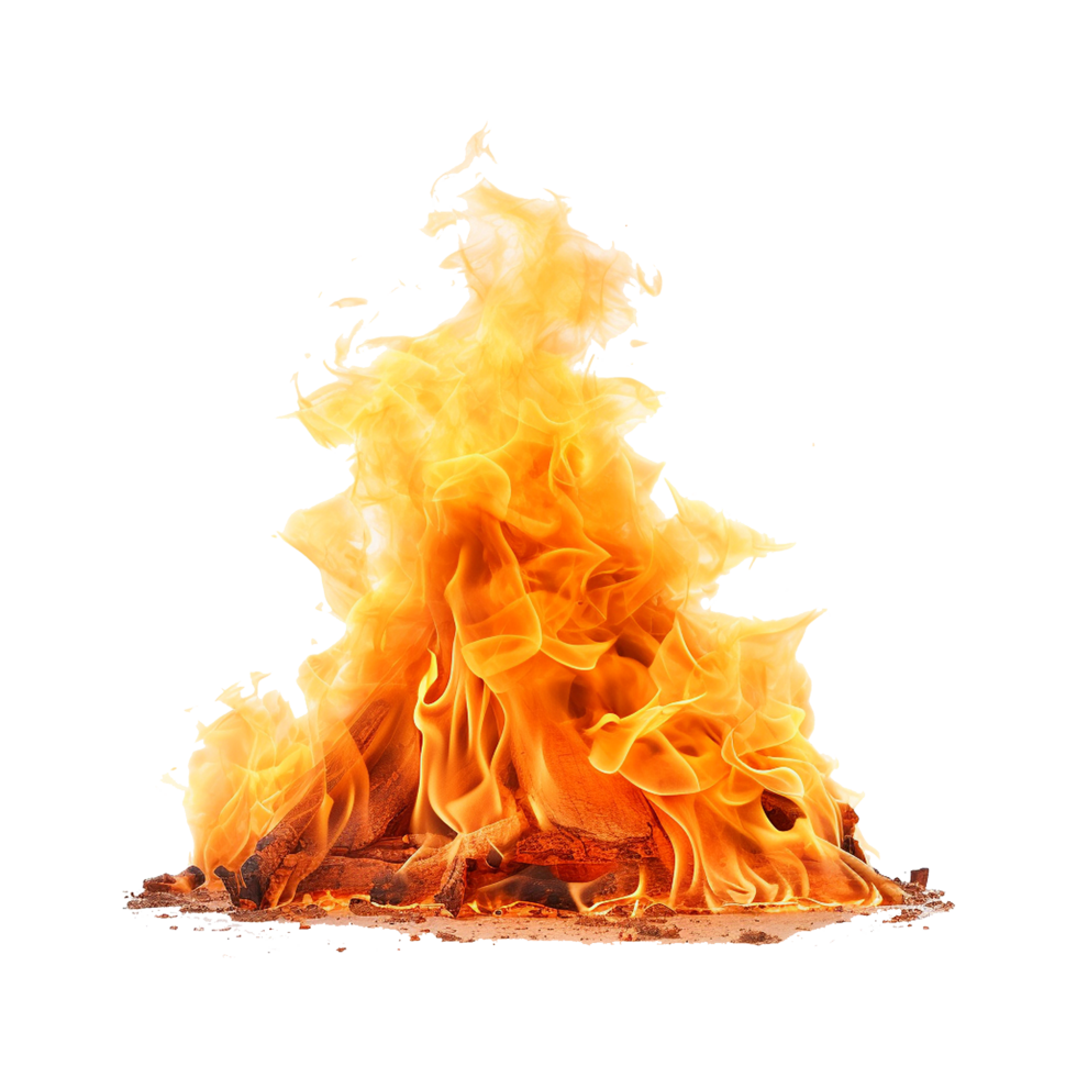 AI generated Holika dahan isolated on transparent background png