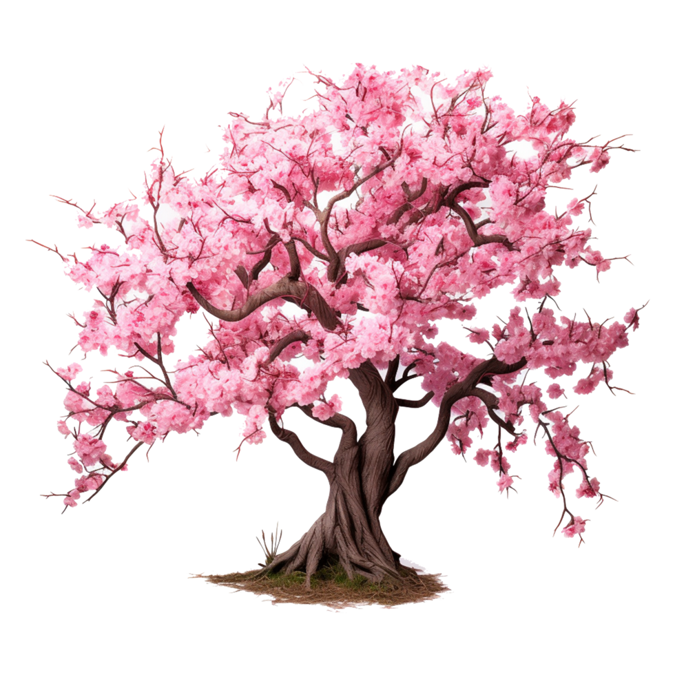AI generated Tulip tree isolated on transparent background png