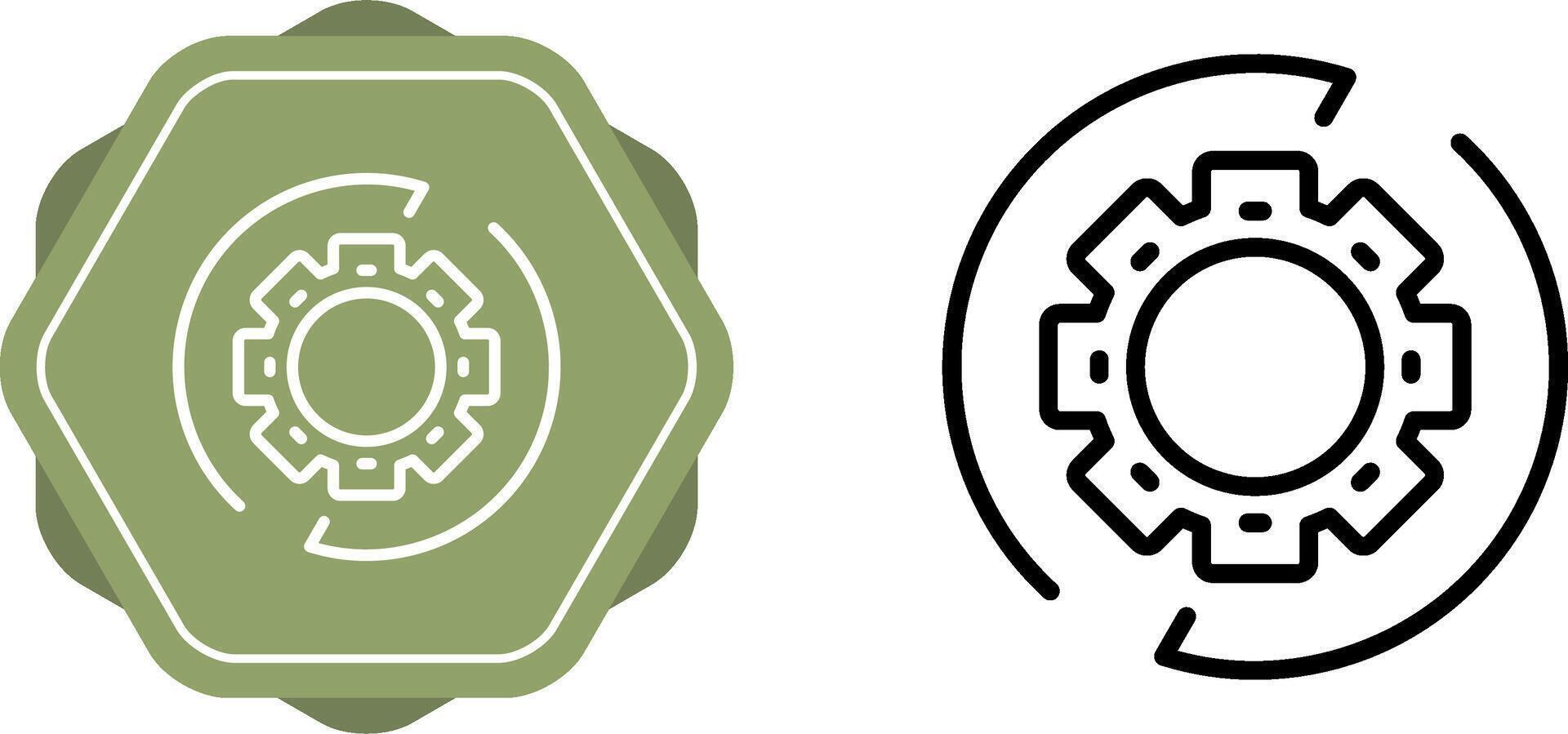 Settings Gear Vector Icon