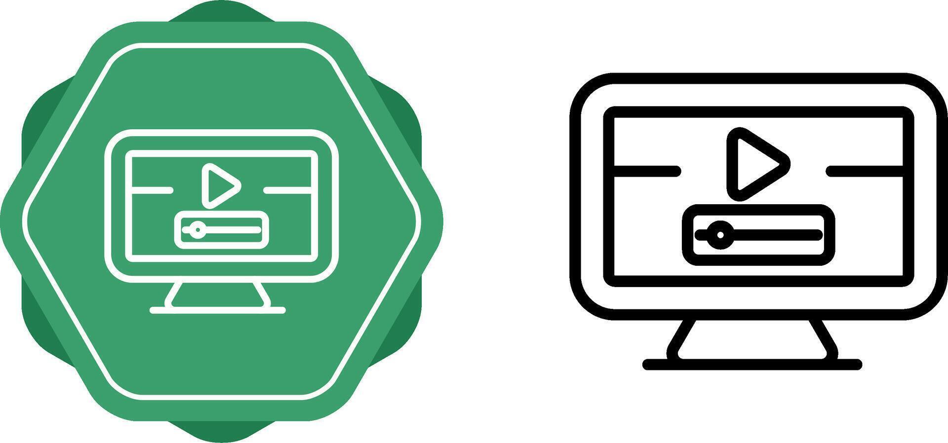 Computer Vector Icon