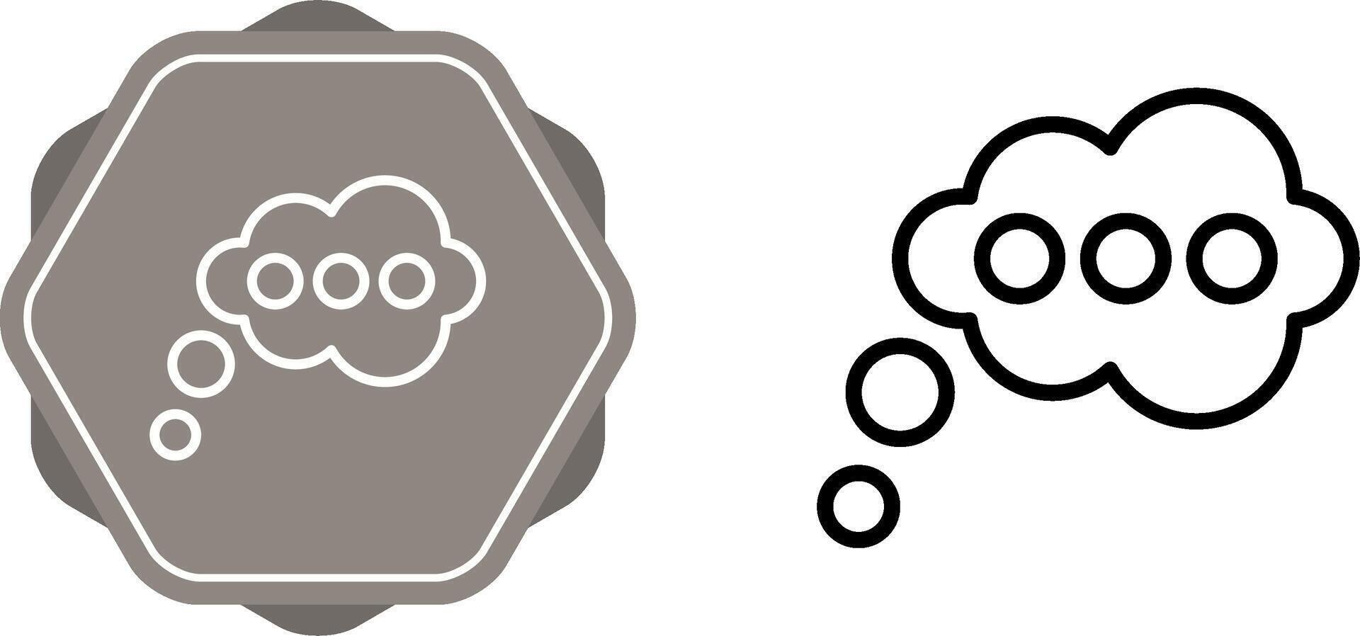 Thinking Vector Icon