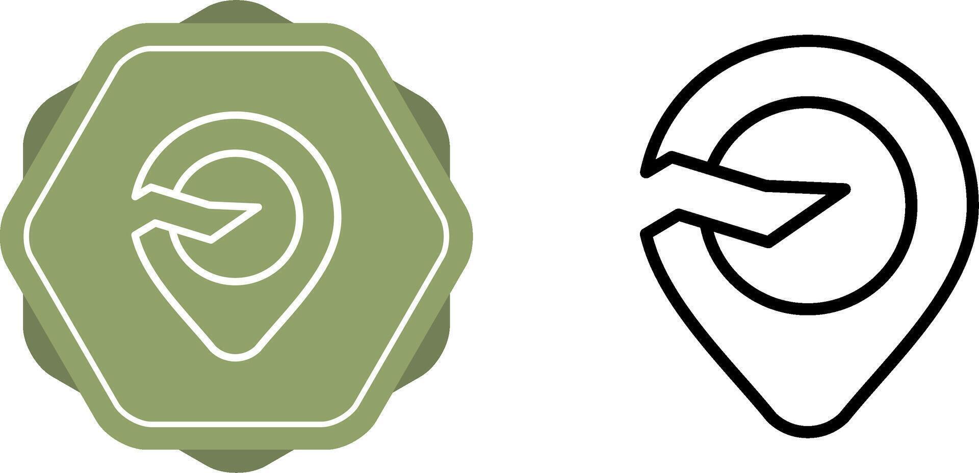 Broken Location Vector Icon