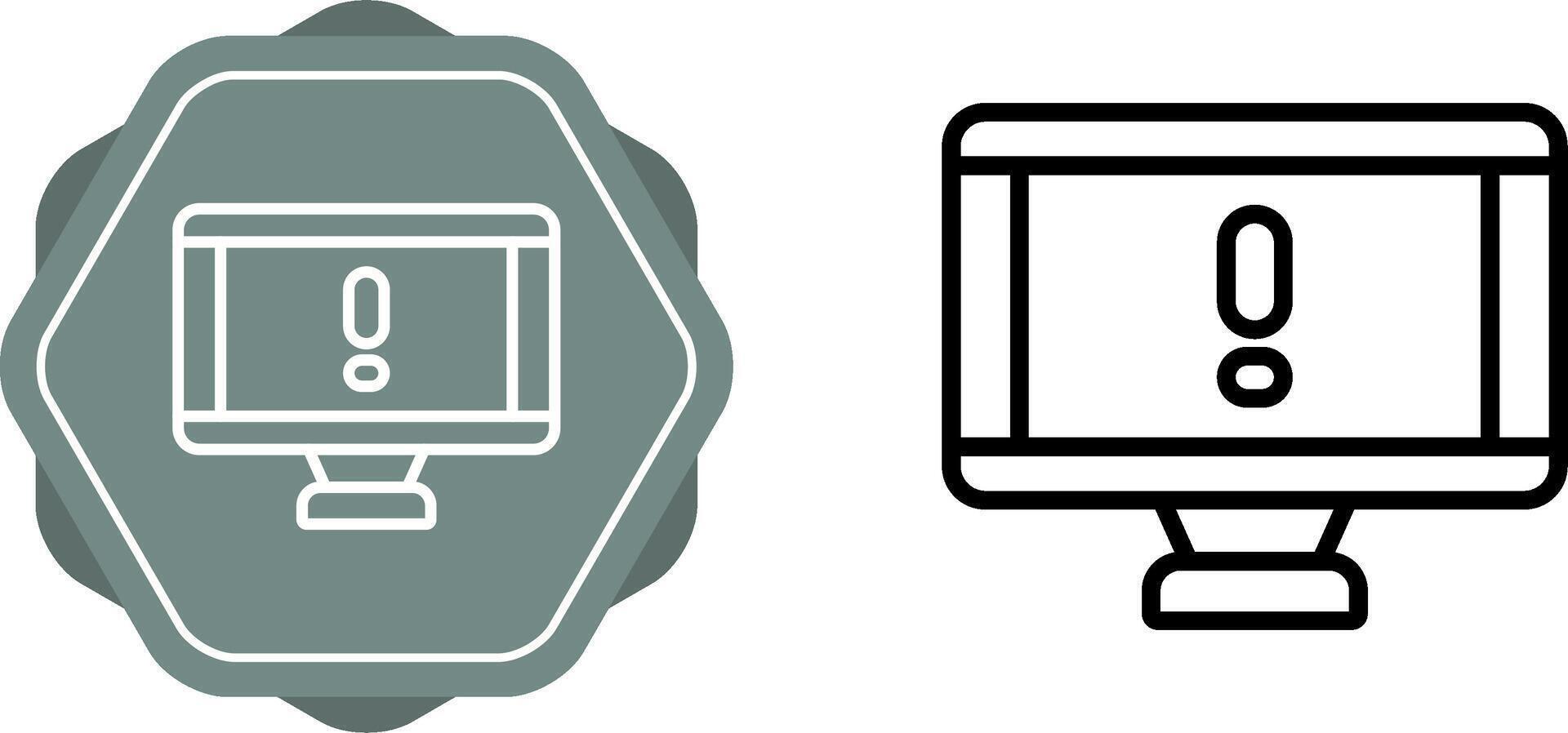 Computer Vector Icon